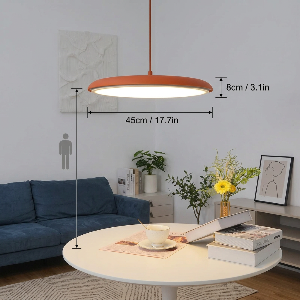 Coastal LED Pendant Light Adjustable Ceiling Hanging Lamp