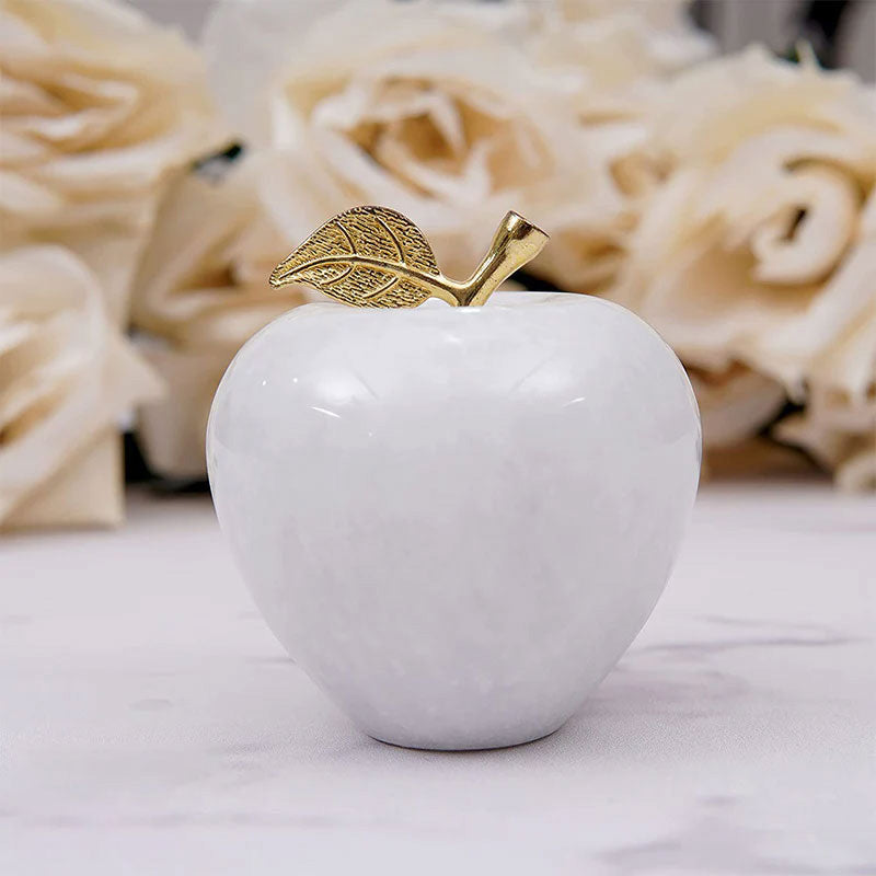 Marble Apple Paperweight - Best for Home Office Desk-5