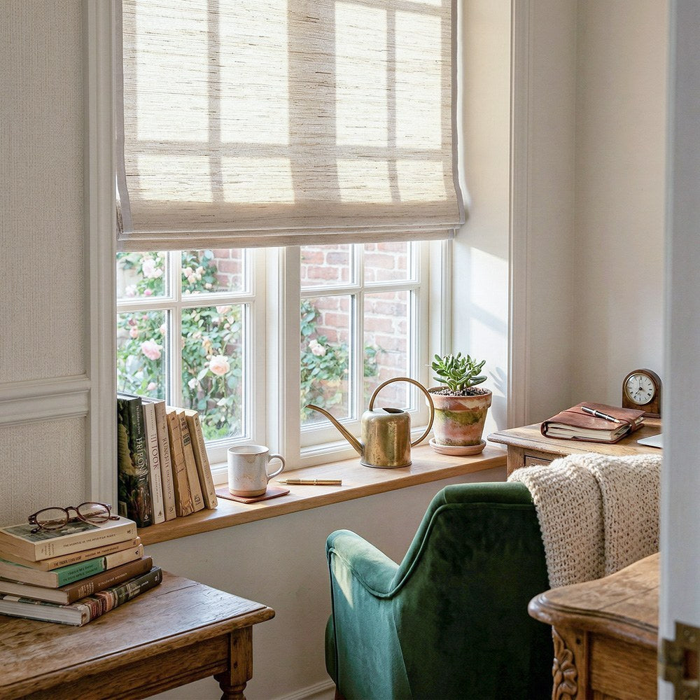 Margo Natural 100% Ramie Woven Shade