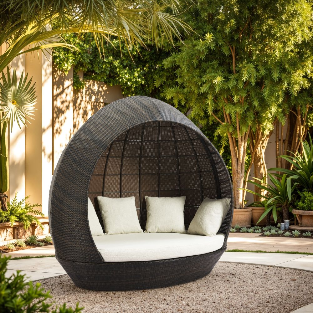 Marisol Olefin Fabric Outdoor Daybed