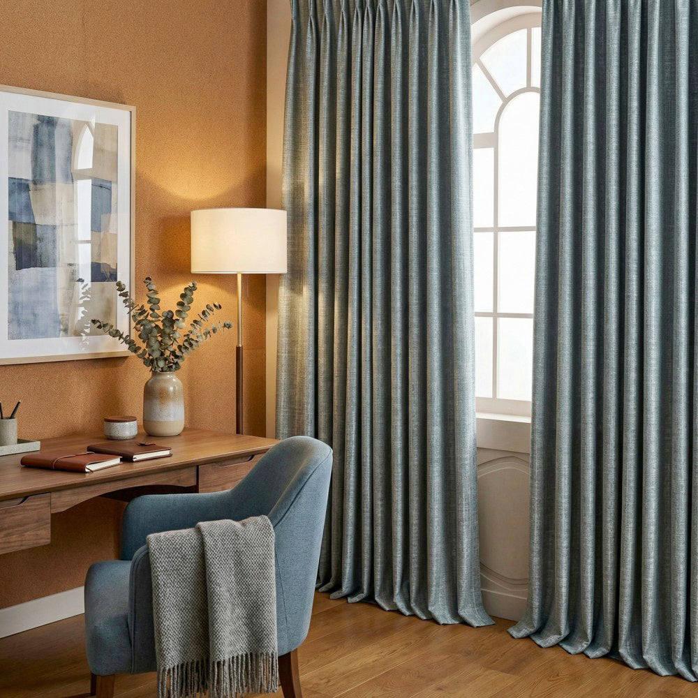 Marti Abstract Stripe Textured Curtains
