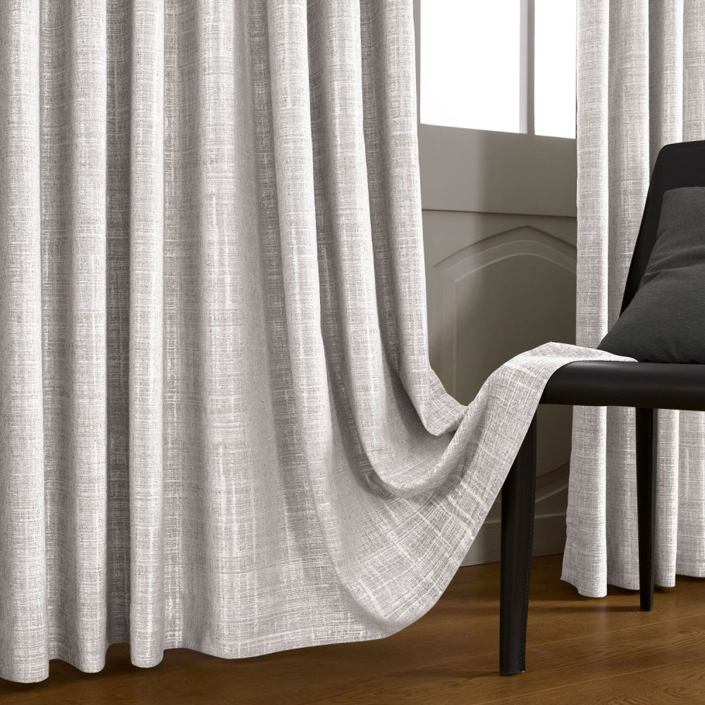 Marti Abstract Stripe Textured Curtains