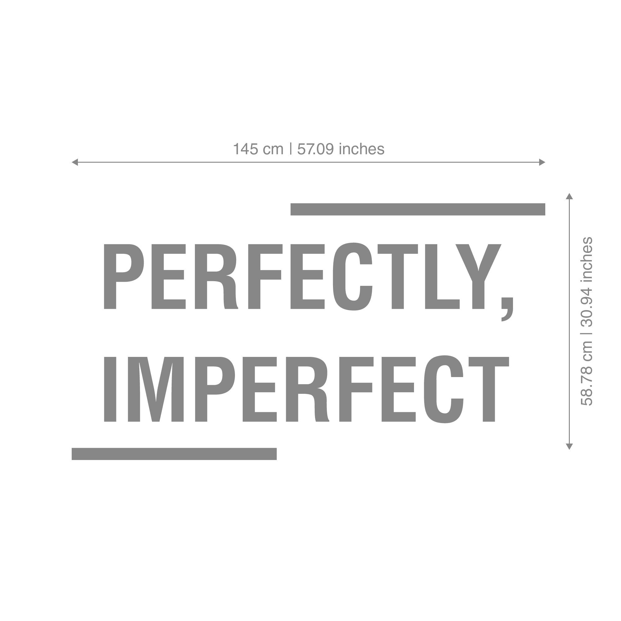 Perfectly Imperfect - 3D Office Wall Decor-3