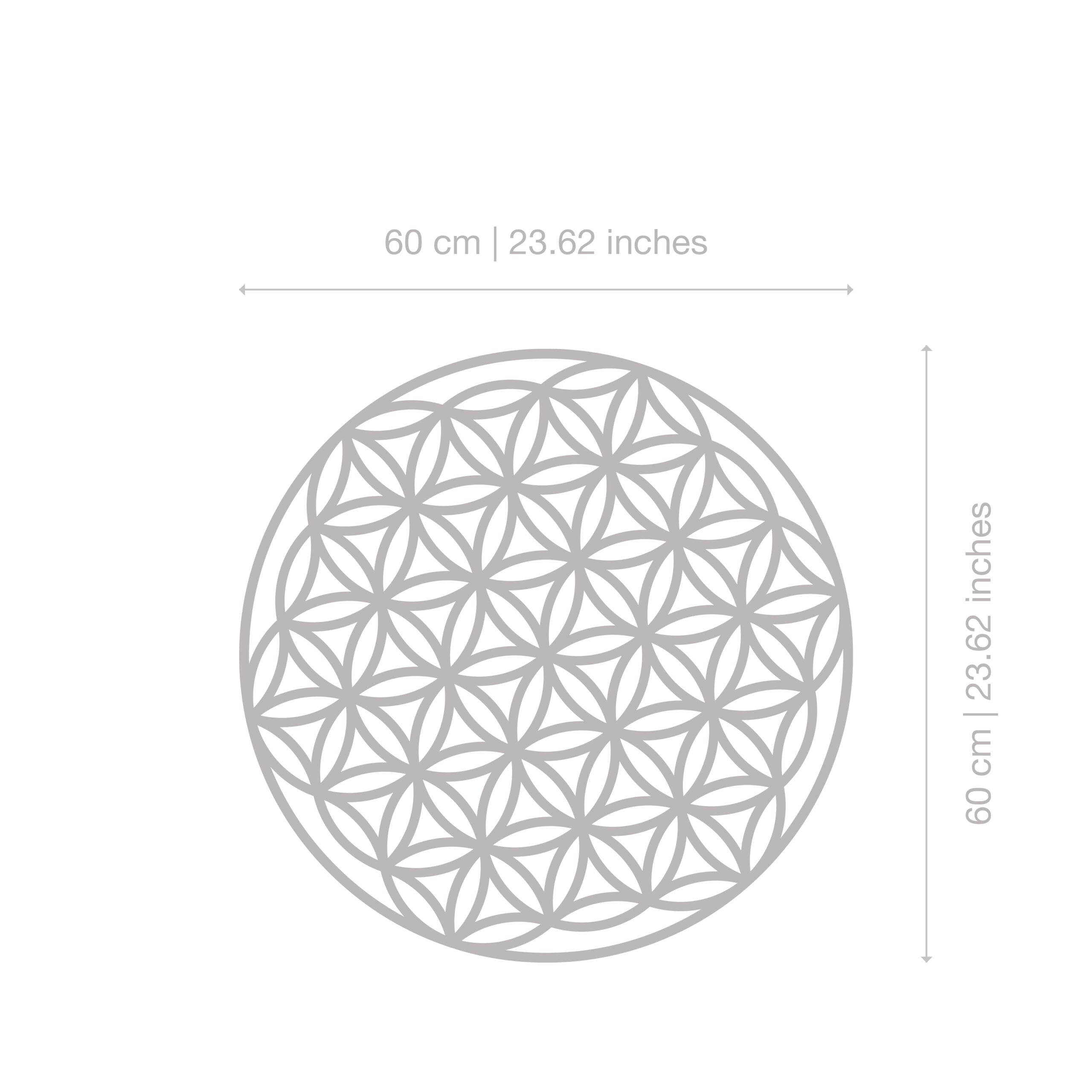 Flower of Life Pattern 3D Wall Panel-3