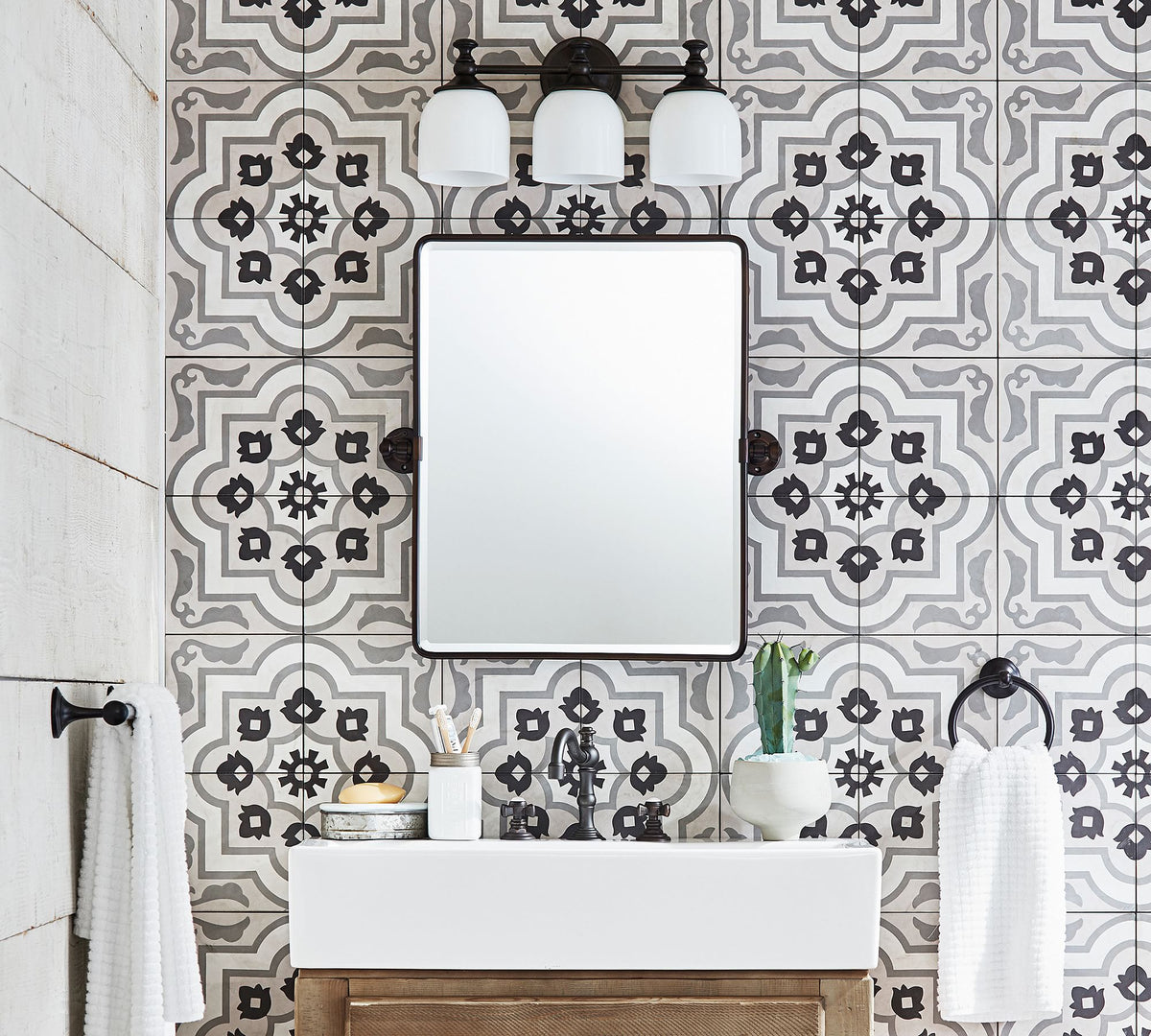 Vanity Glow Series | Brass Short Arm Wall Sconce with Milk Glass Dome for Bathroom