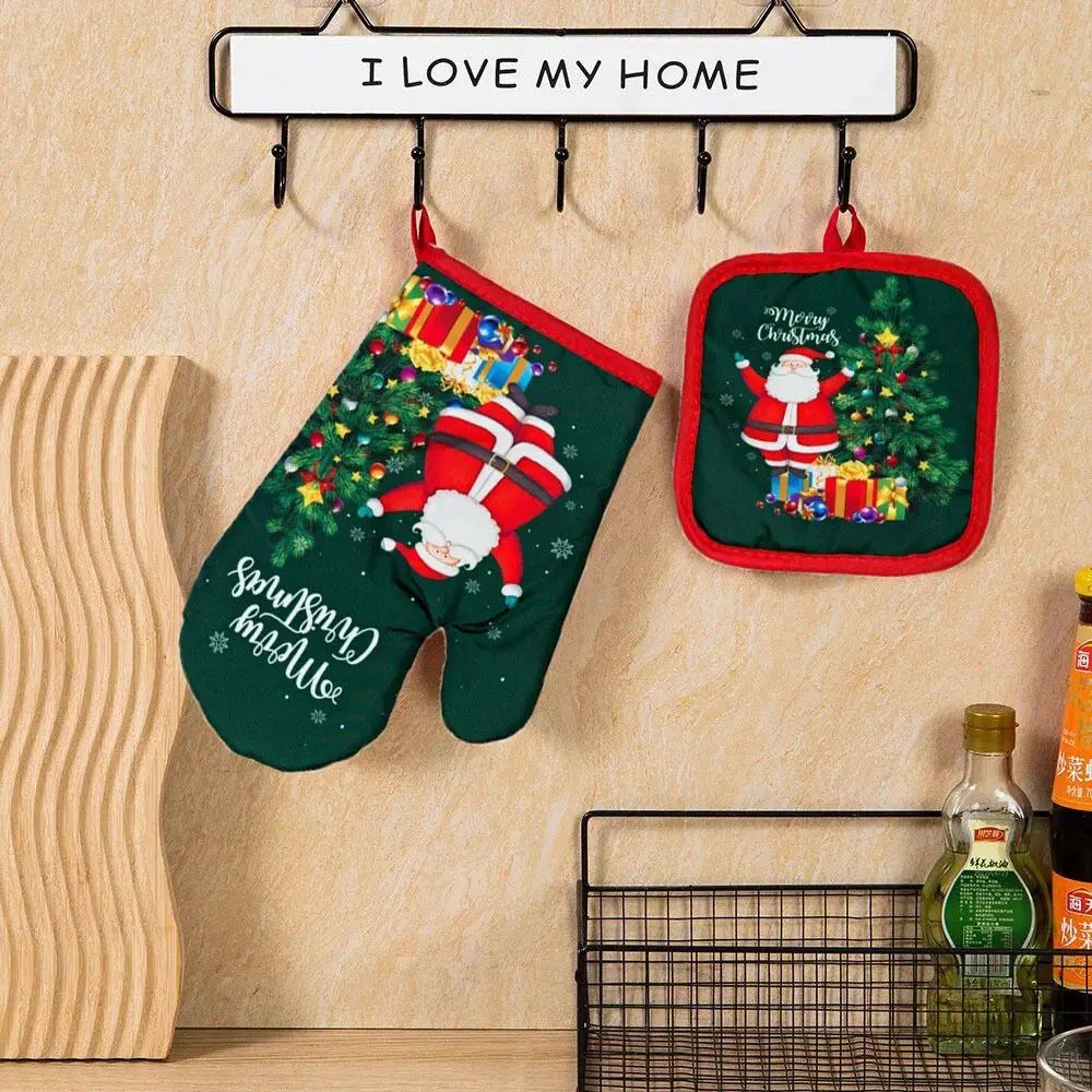 Microwave Mitts & Potholder Set-1