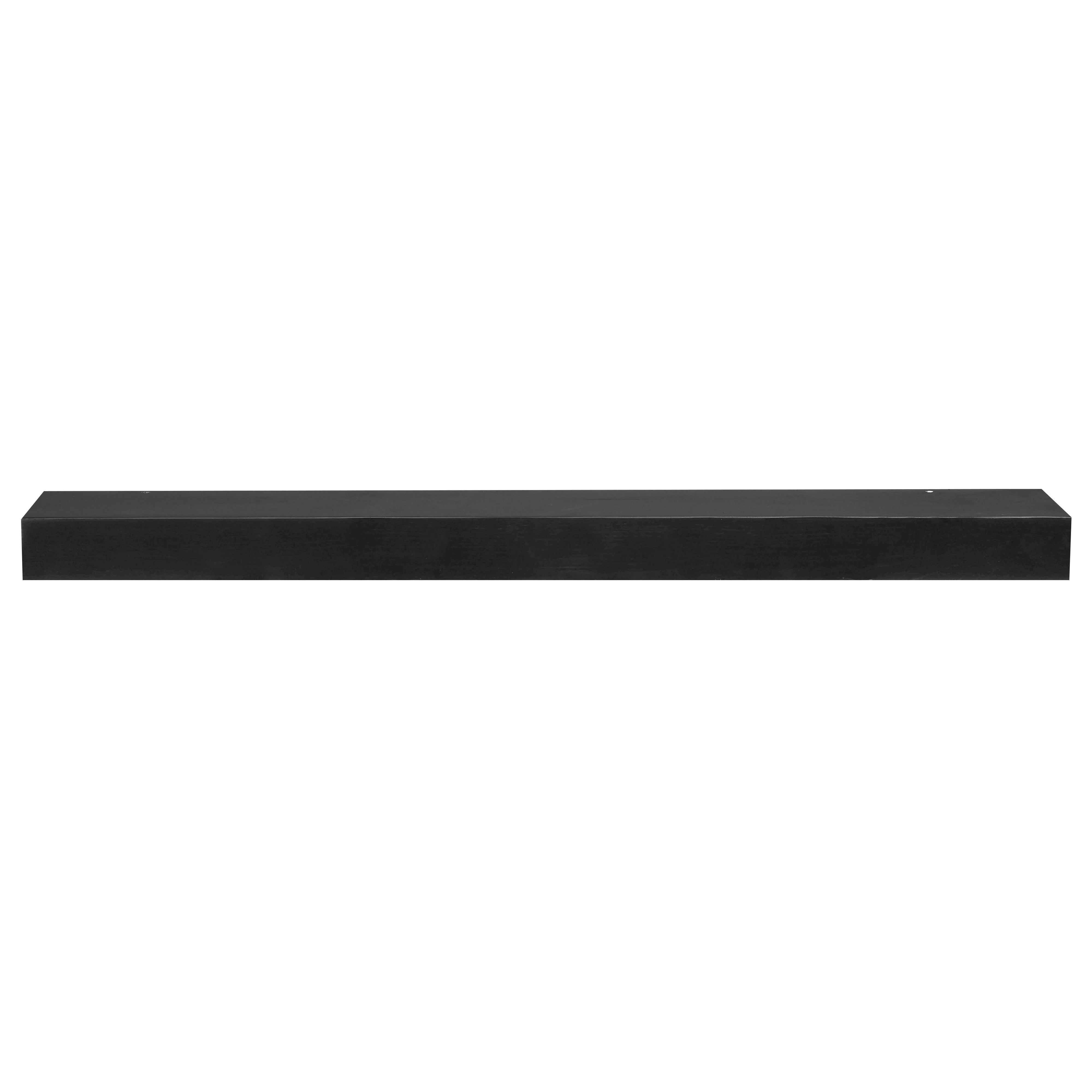 Smooth Solid Floating Timber Fireplace Mantel Shelf