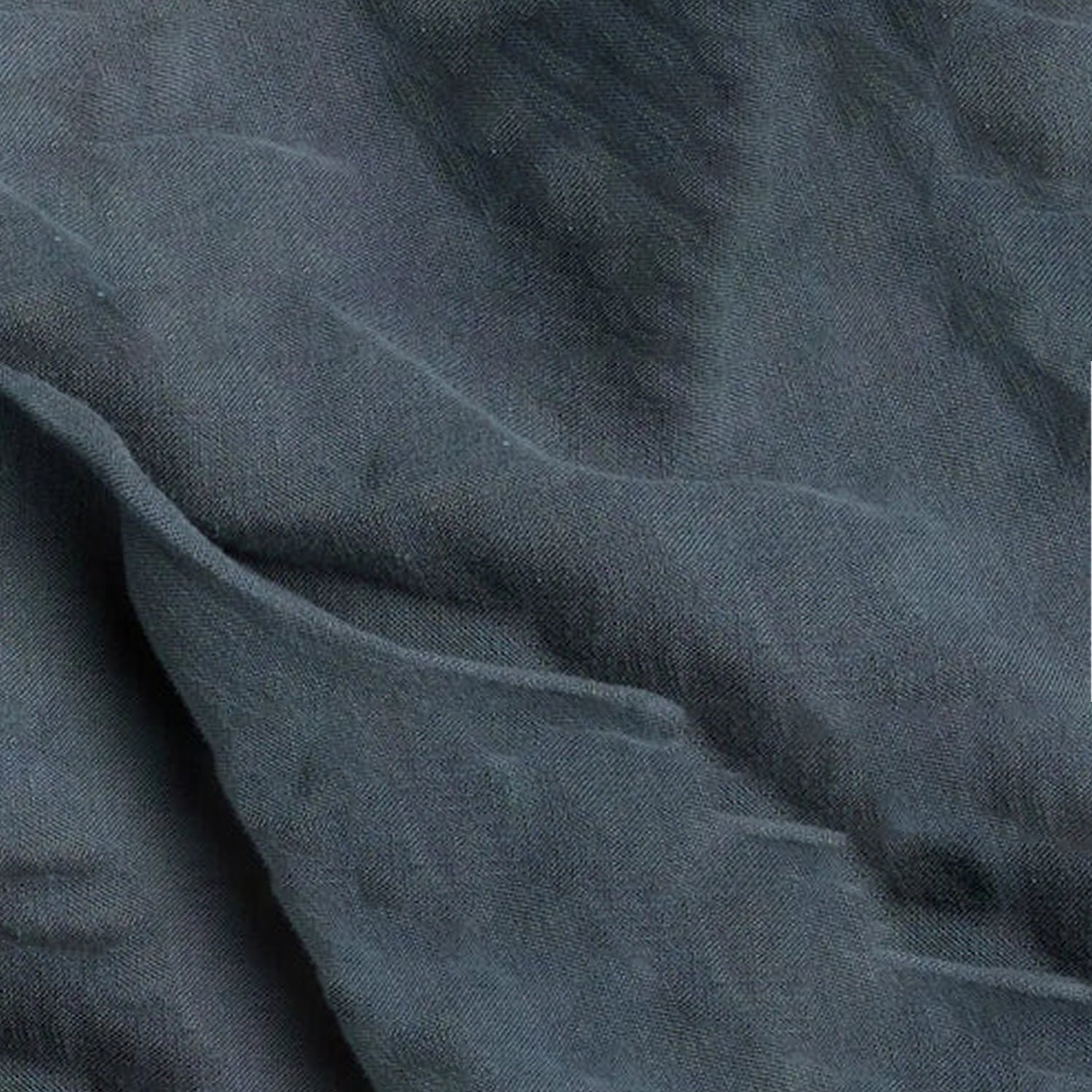 Midnight Blue - 100% Pure Linen | Linen Cotton Mix | 3 Piece Duvet Cover Set | 4 Piece Sheet Set | Handmade | Pre-washed | Soft-4