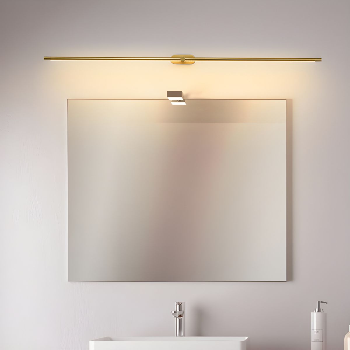 Lumenora | Cordless Linear Wall Lamp with USB Rechargeable Battery and Touch Dimmer