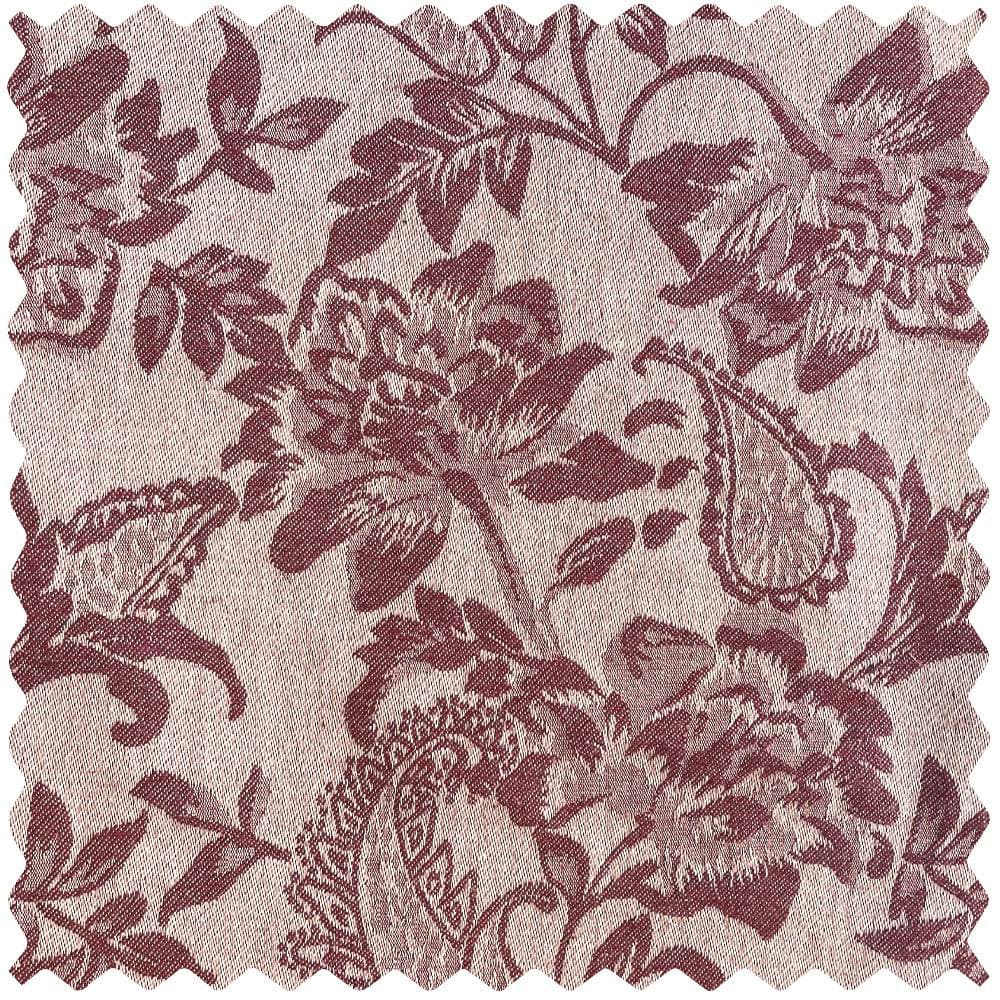 Minnie Rustic Style Subtle Floral Cotton Curtains
