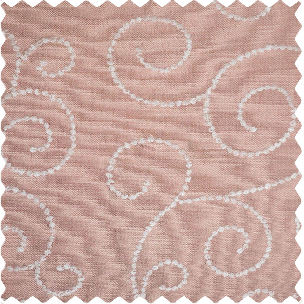 Minta Embroidered Scroll Pillow Cover