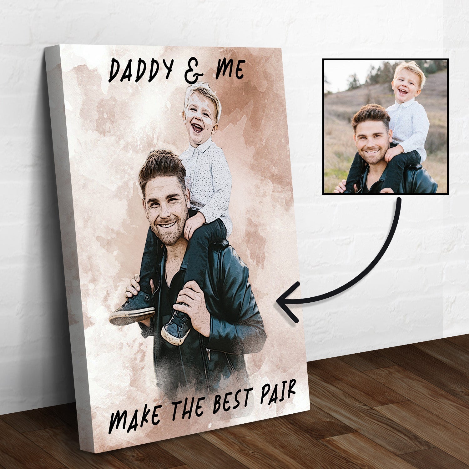 Daddy & Me Make the Best Pair Sign