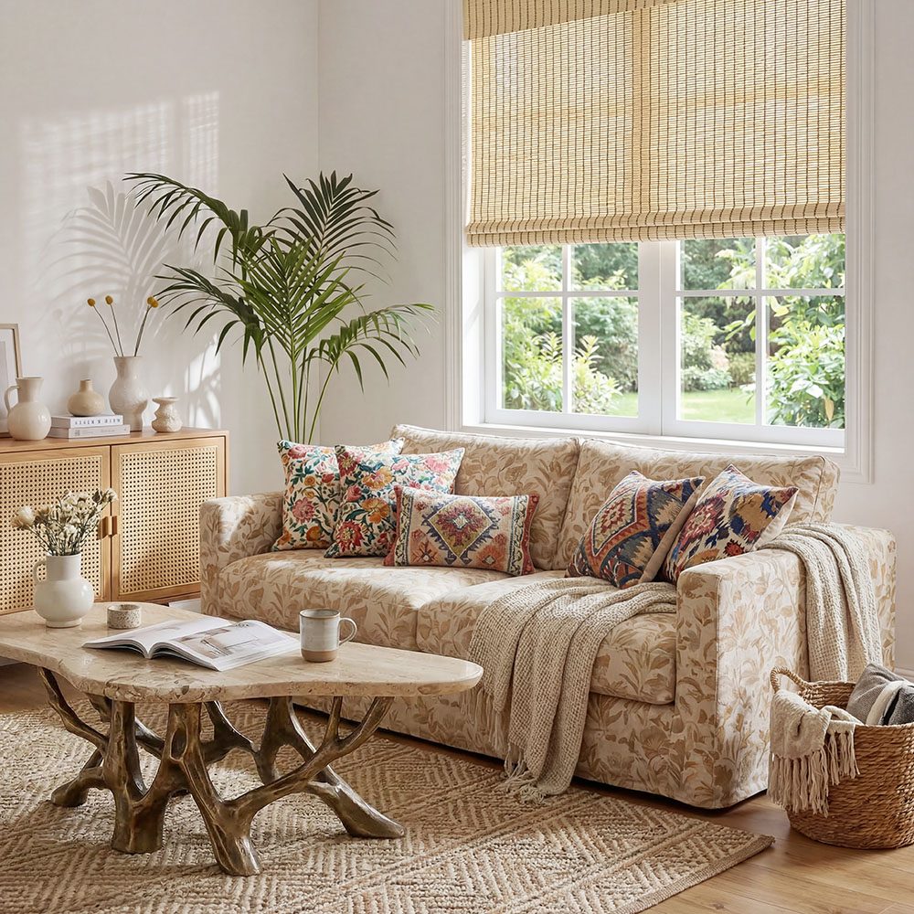 Mokara Natural  Custom Bamboo Shades