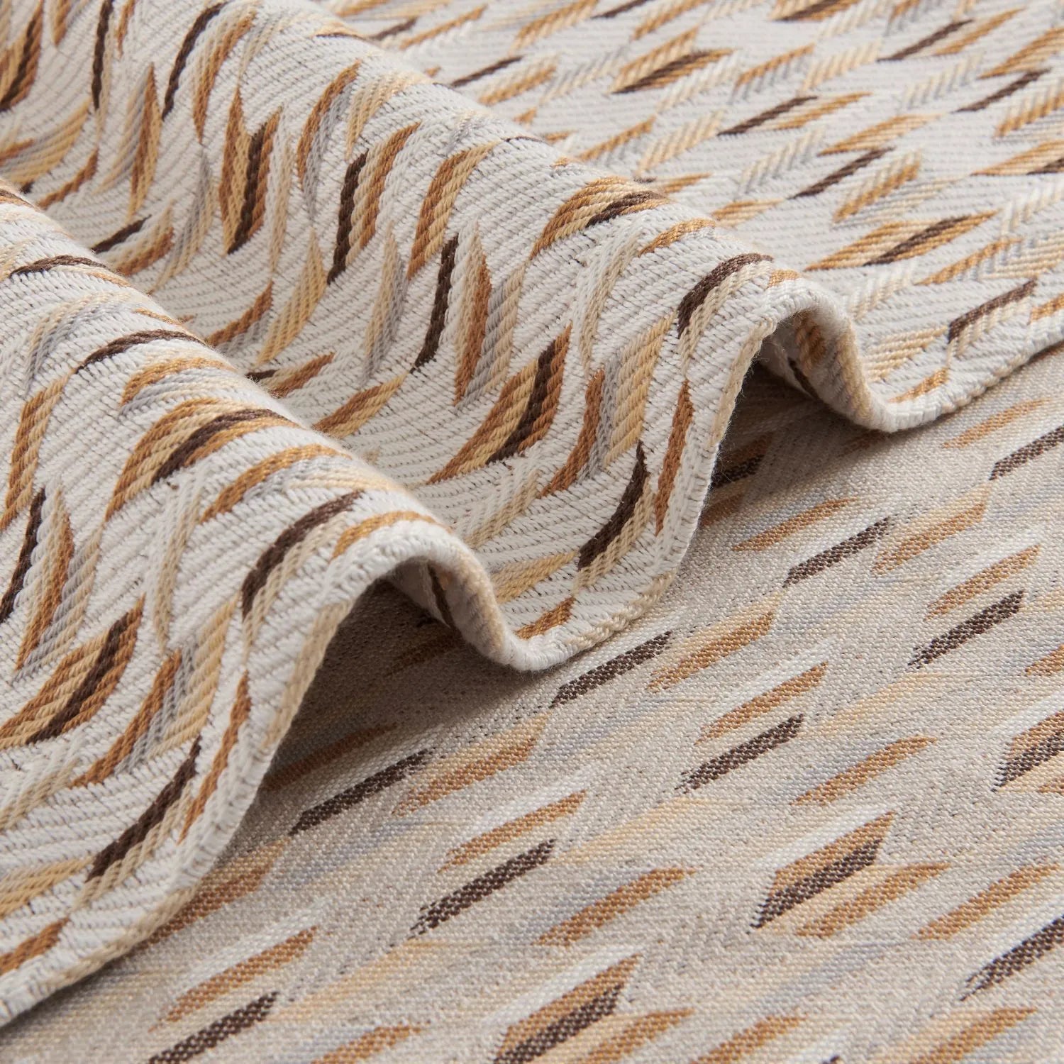 Monroe Cute Herringbone Patterned Curtains
