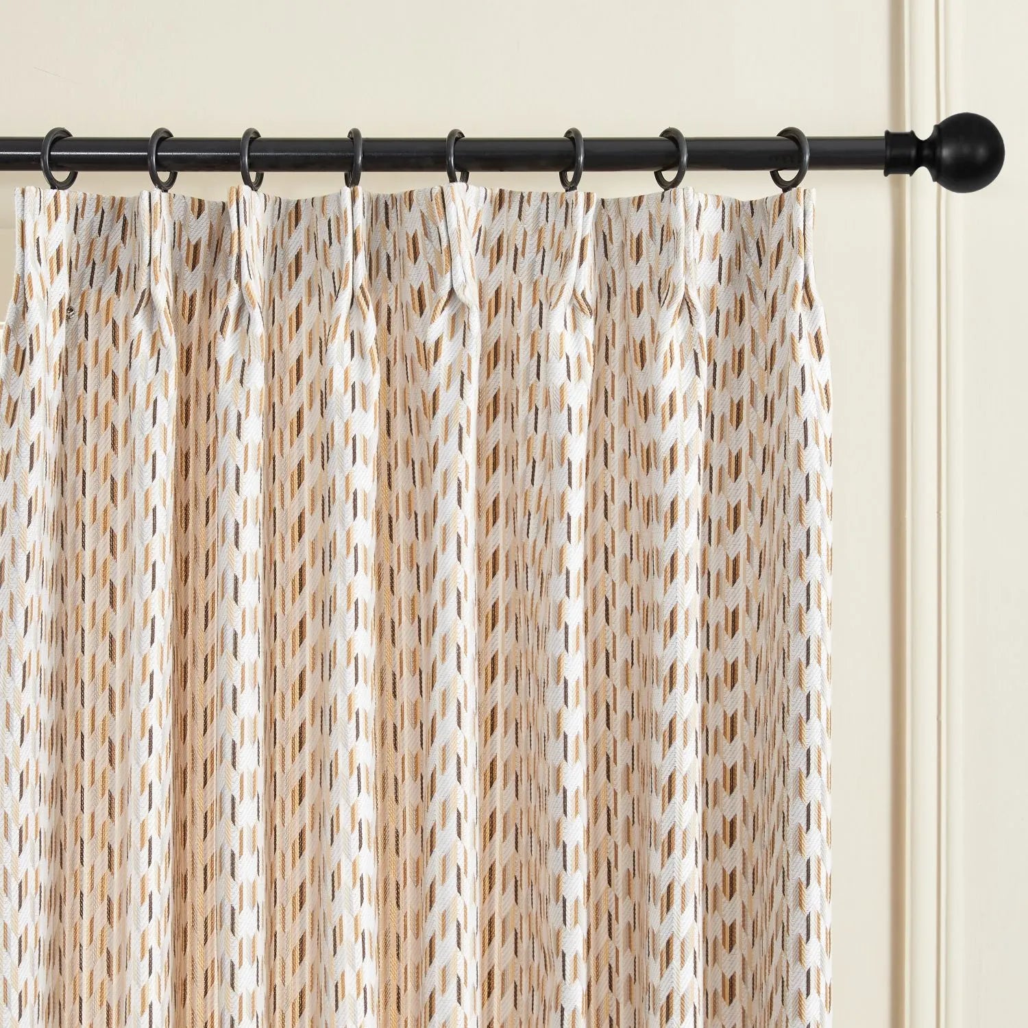 Monroe Cute Herringbone Patterned Curtains
