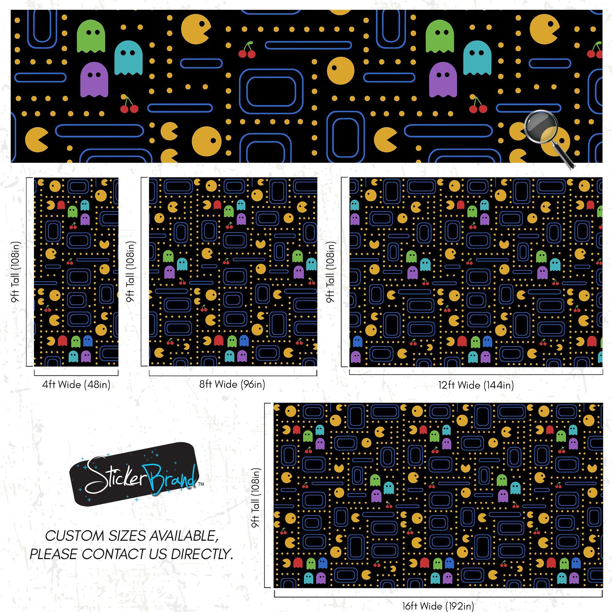 Pacman Wallpaper Mural. #7004