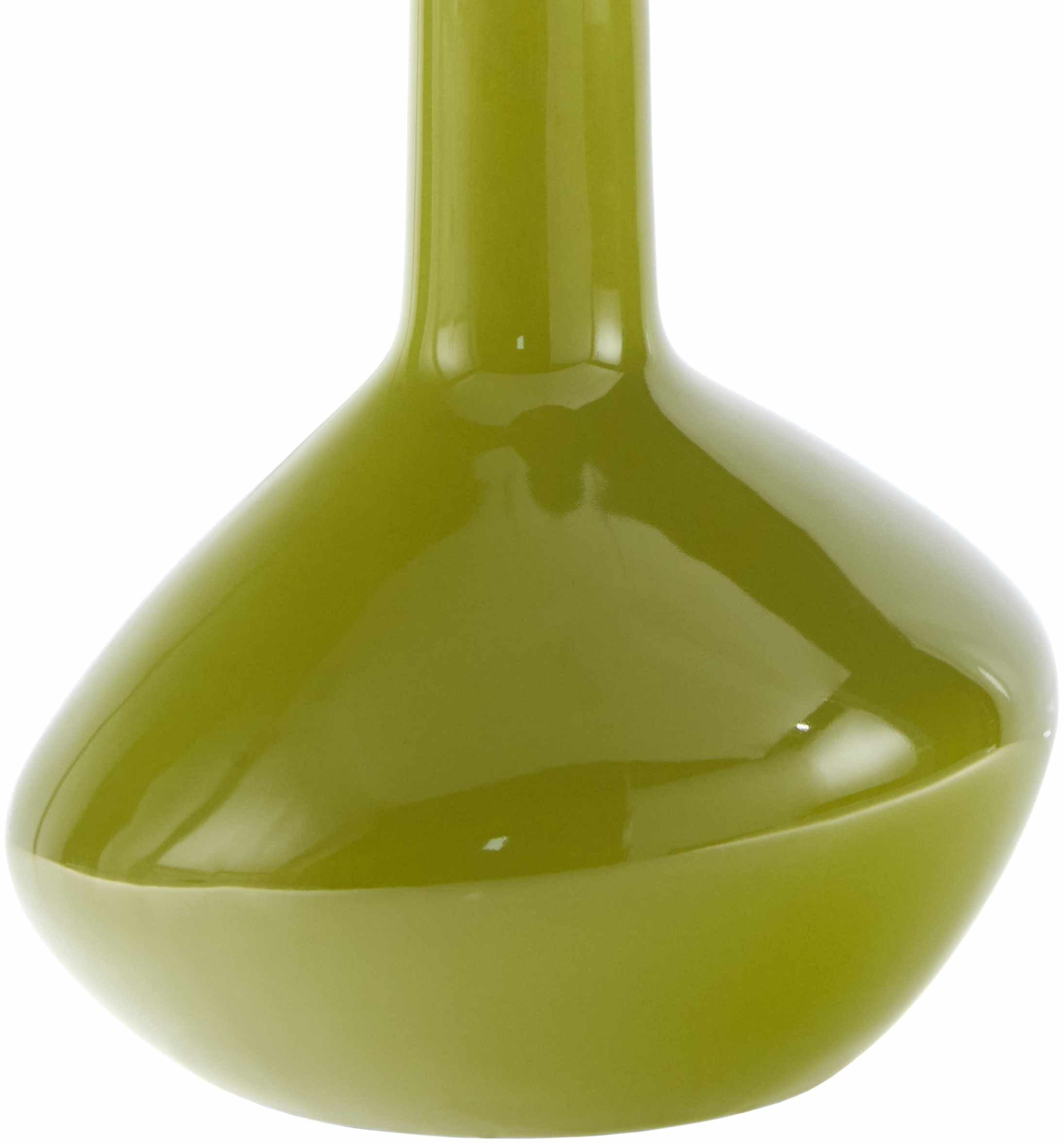 Neuenhagen Olive & Wheat Ceramic Table Lamp - PRHOMZ