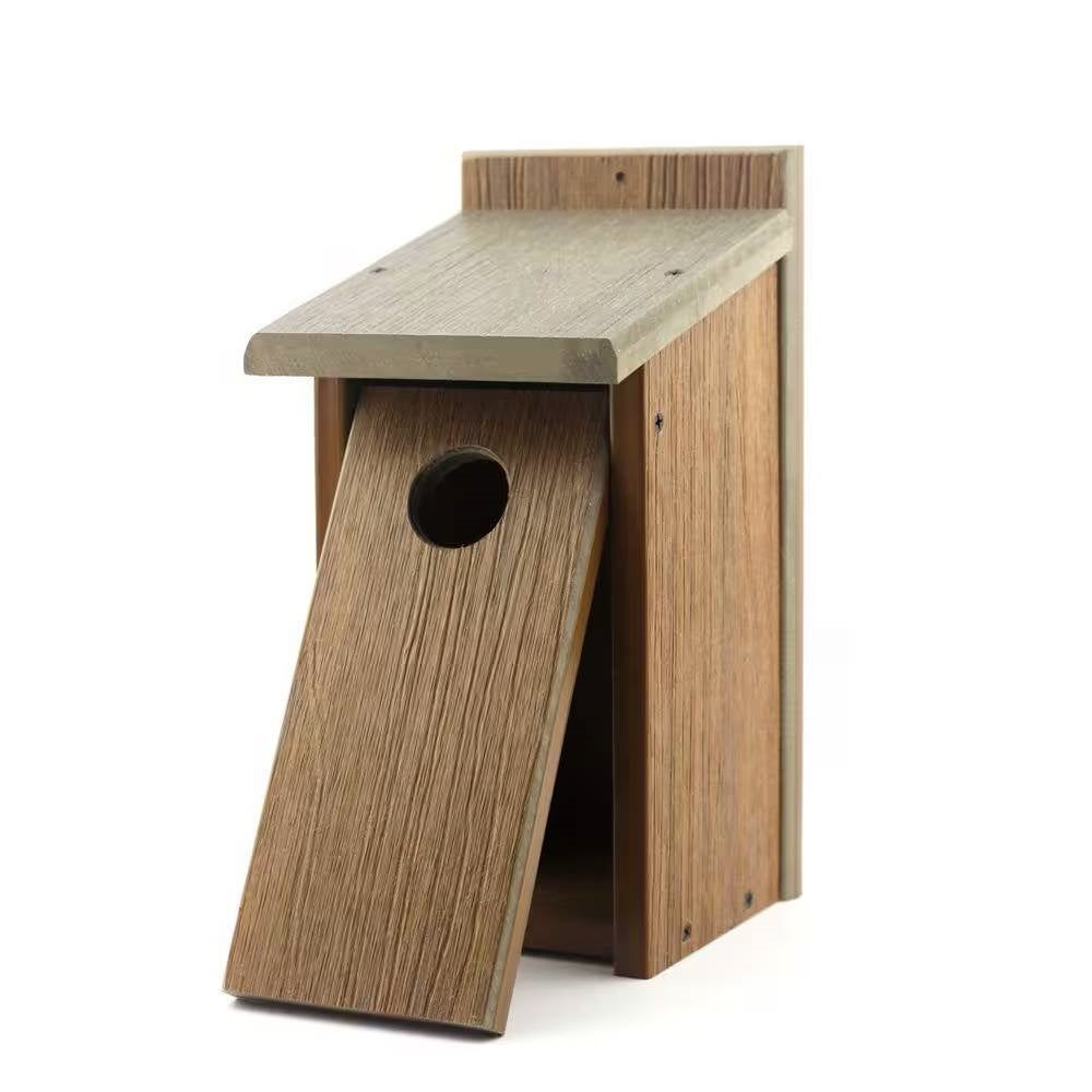 Outdoor Garden Environmentally Friendly Composite Wood Birdhouse-0