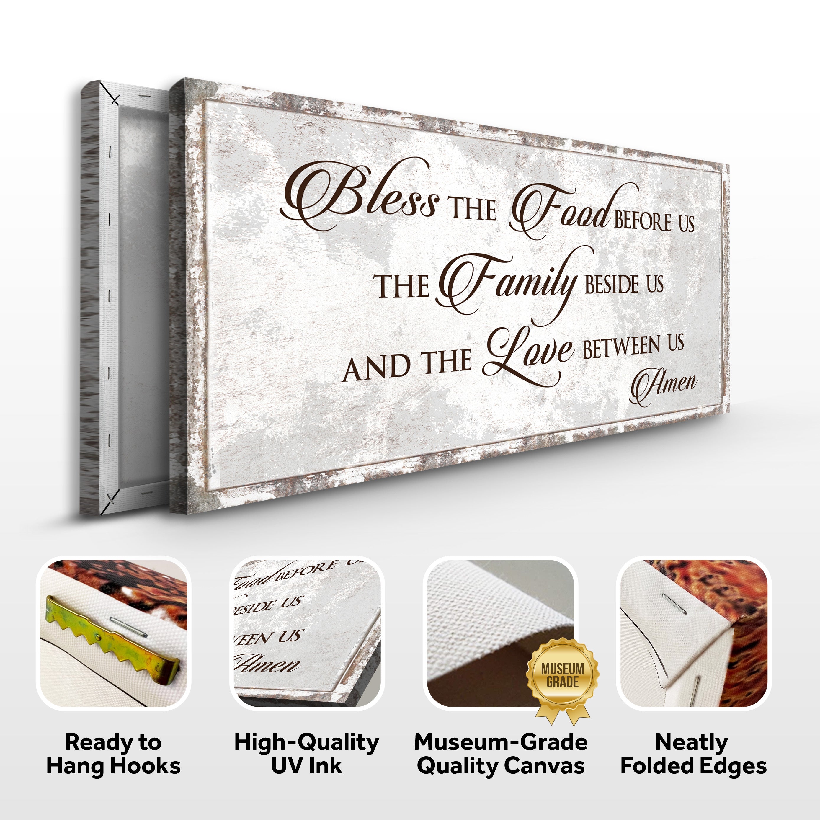 Bless Our Food, Family, And Love Sign