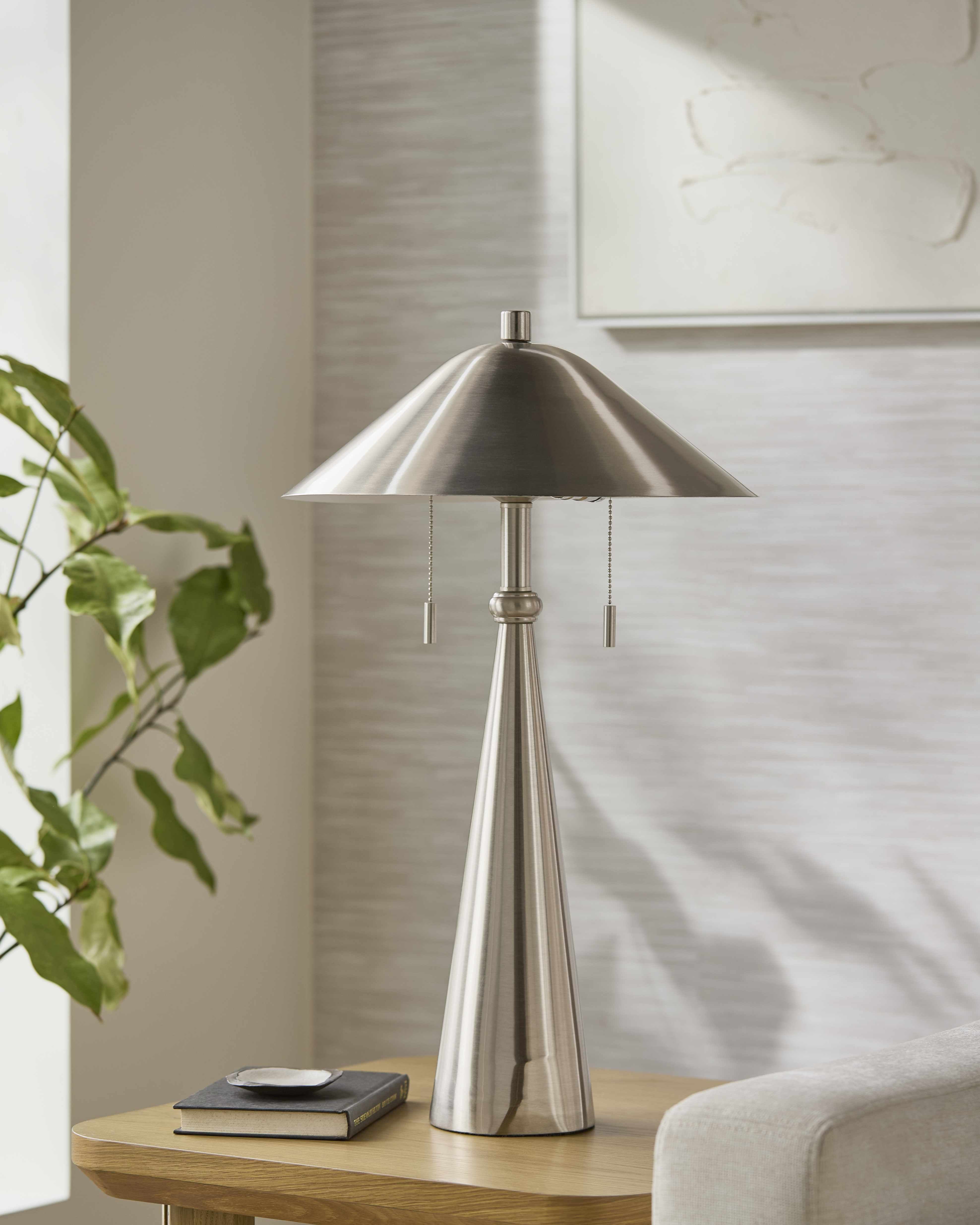 Tan Traditional Table Lamp for bedside or console tables-0