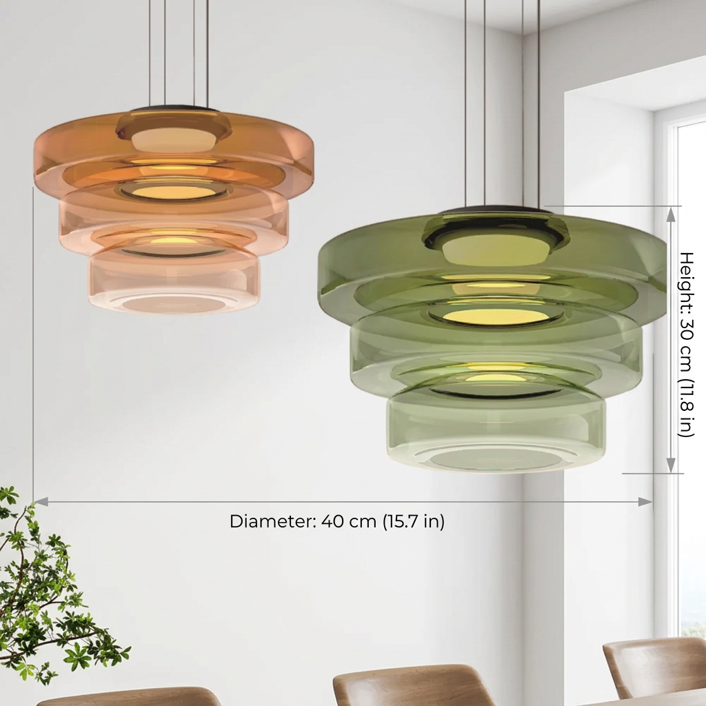 Bauhaus Glass Pendant Light Modern Hanging Ceiling Lamp Fixture