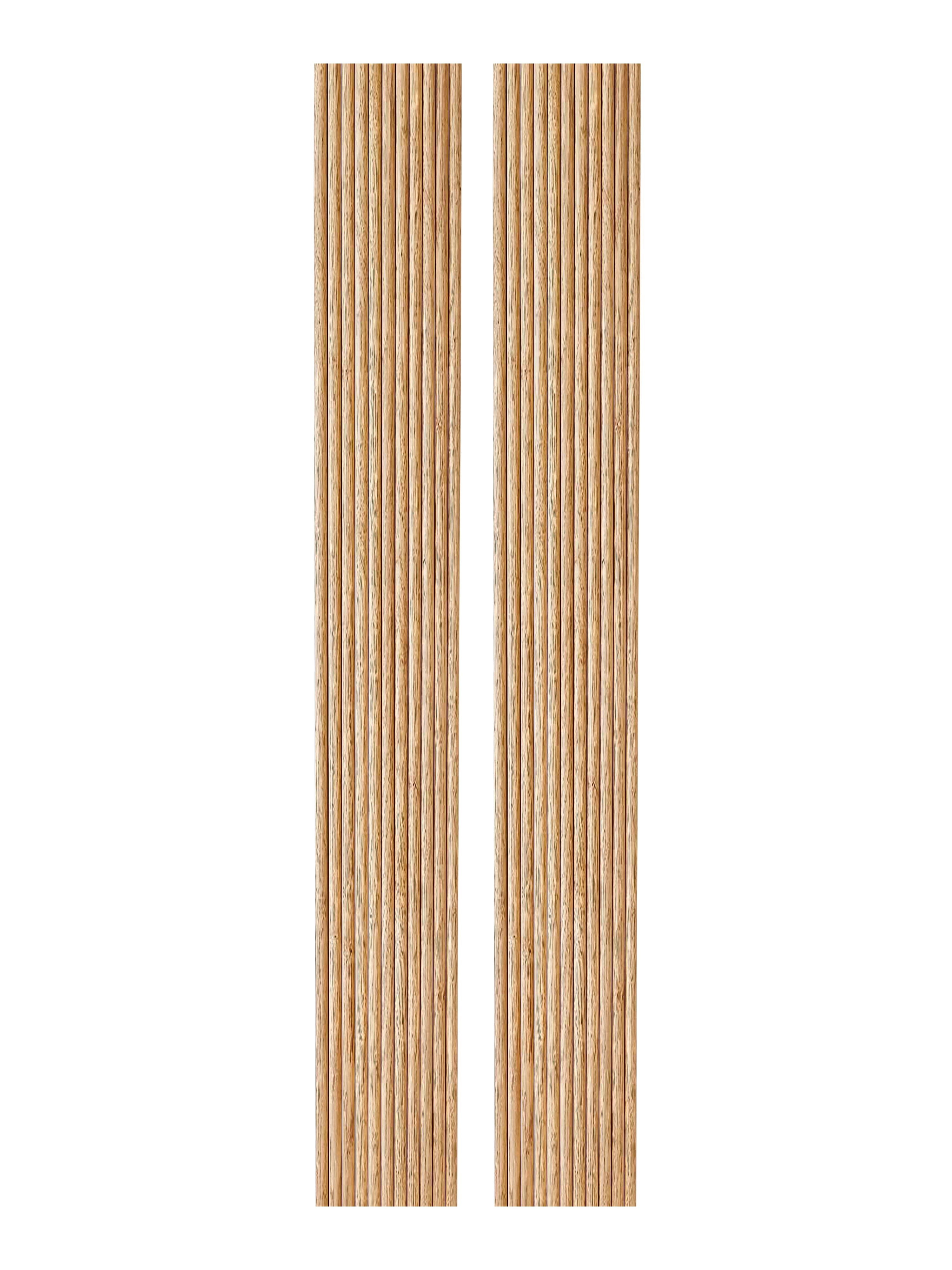 2-Pack Flexible Fluted Wall Panels – Natural