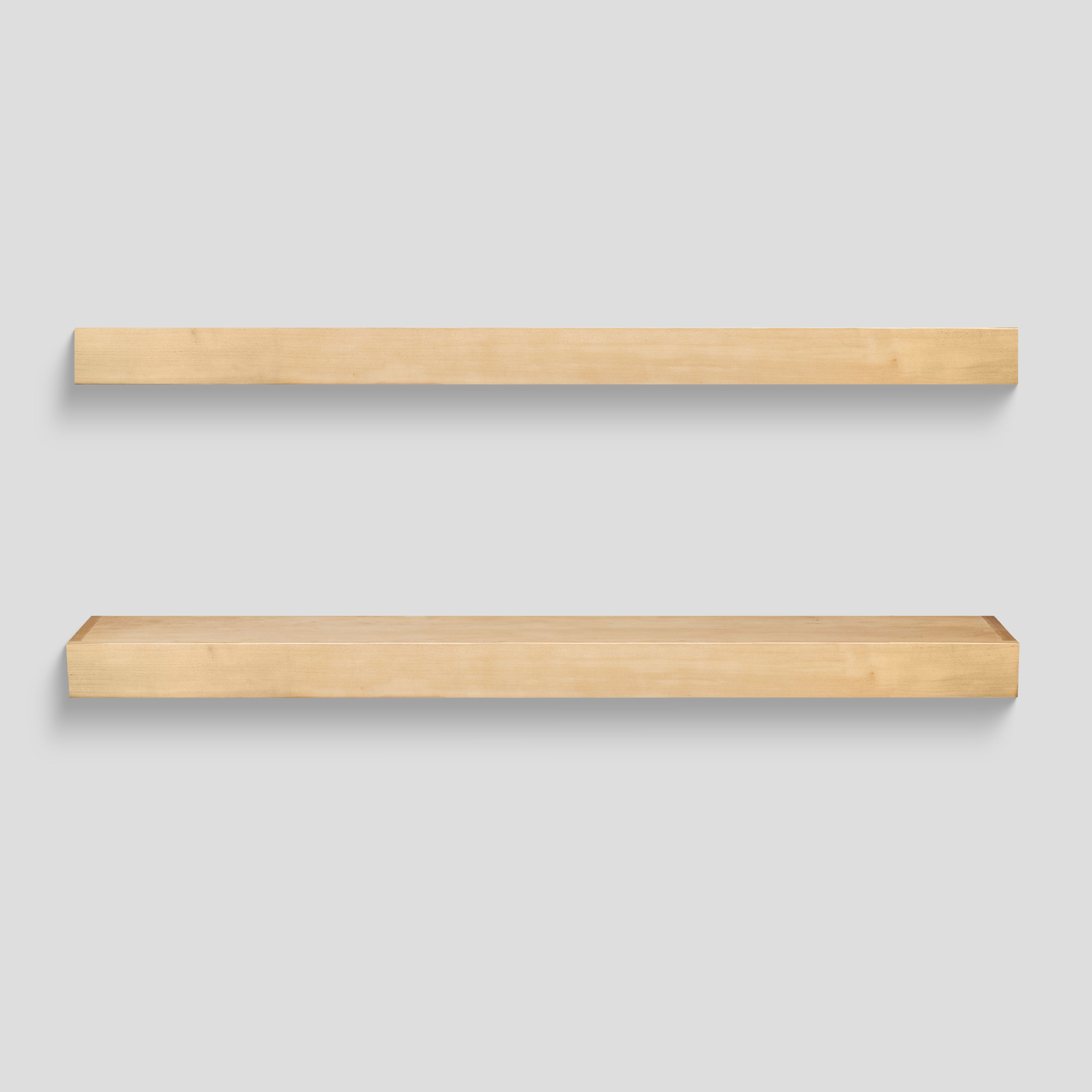 Farmhouse Floating Kitchen Shelf – Real Wood