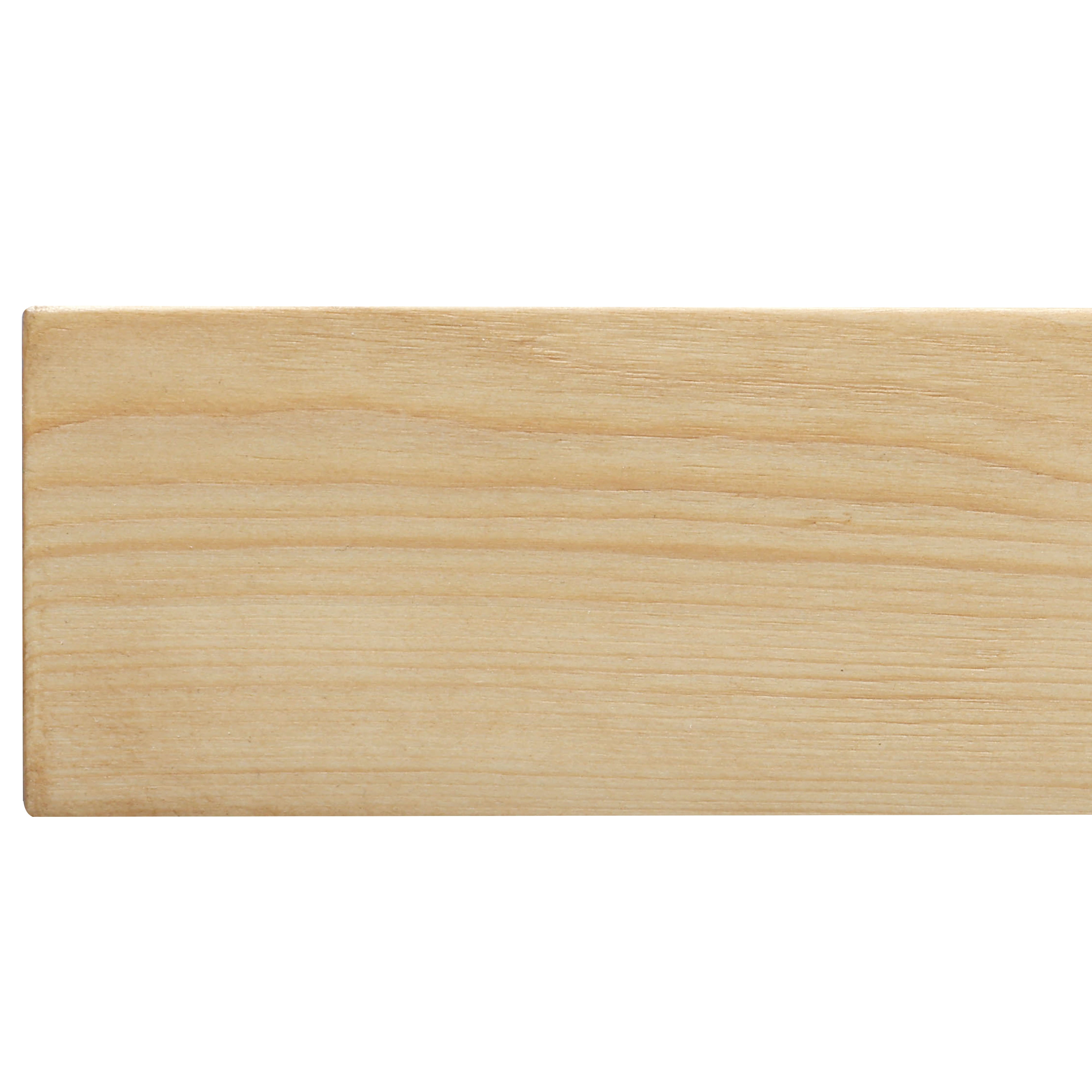 Smooth Solid Floating Timber Fireplace Mantel Shelf