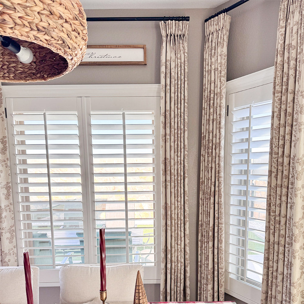 Nellie Cottage Style Floral Jacquard Curtains