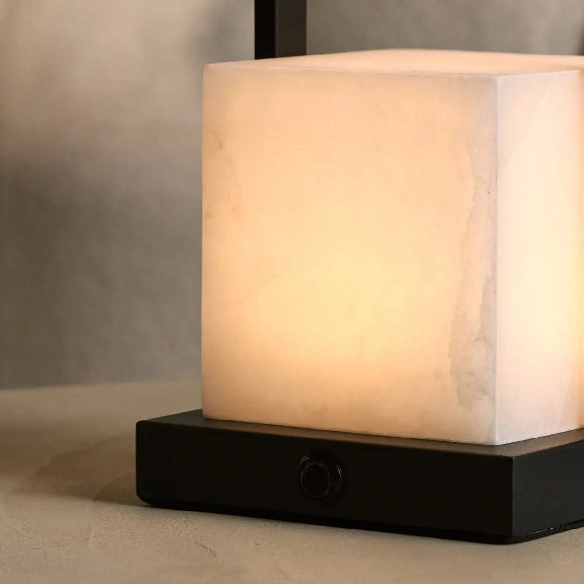 Nola Rechargeable Table Lamp Made of Alabaster l Three Light Modes & Rechargeable-1