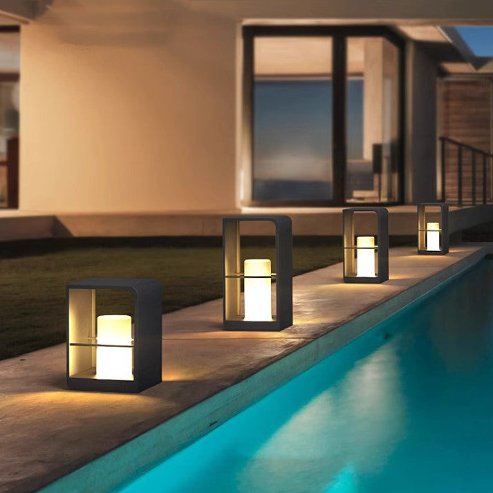 Solar powered Rectangular Path Lights-2