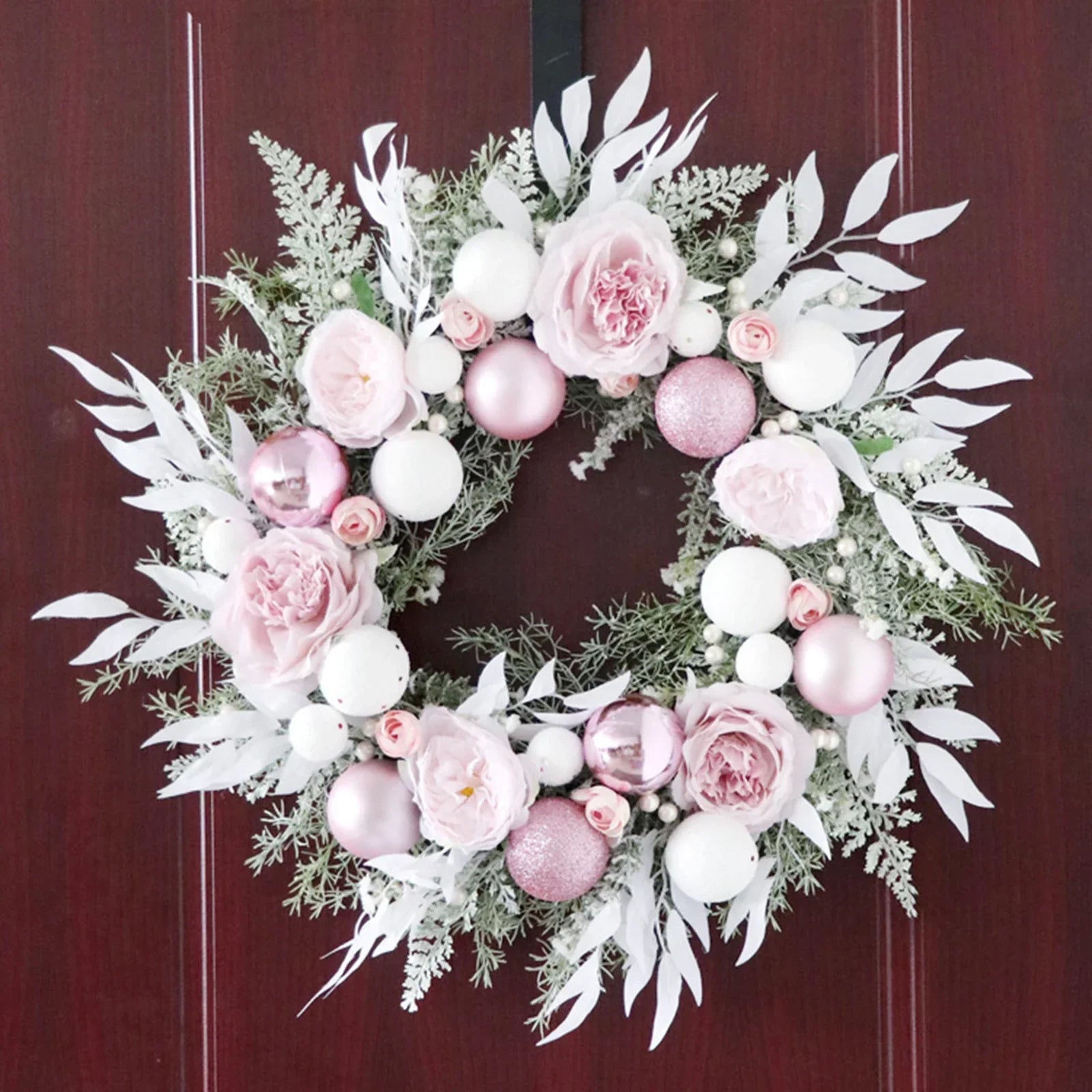Christmas Wreath Artificial Garland for Holiday Decor-1