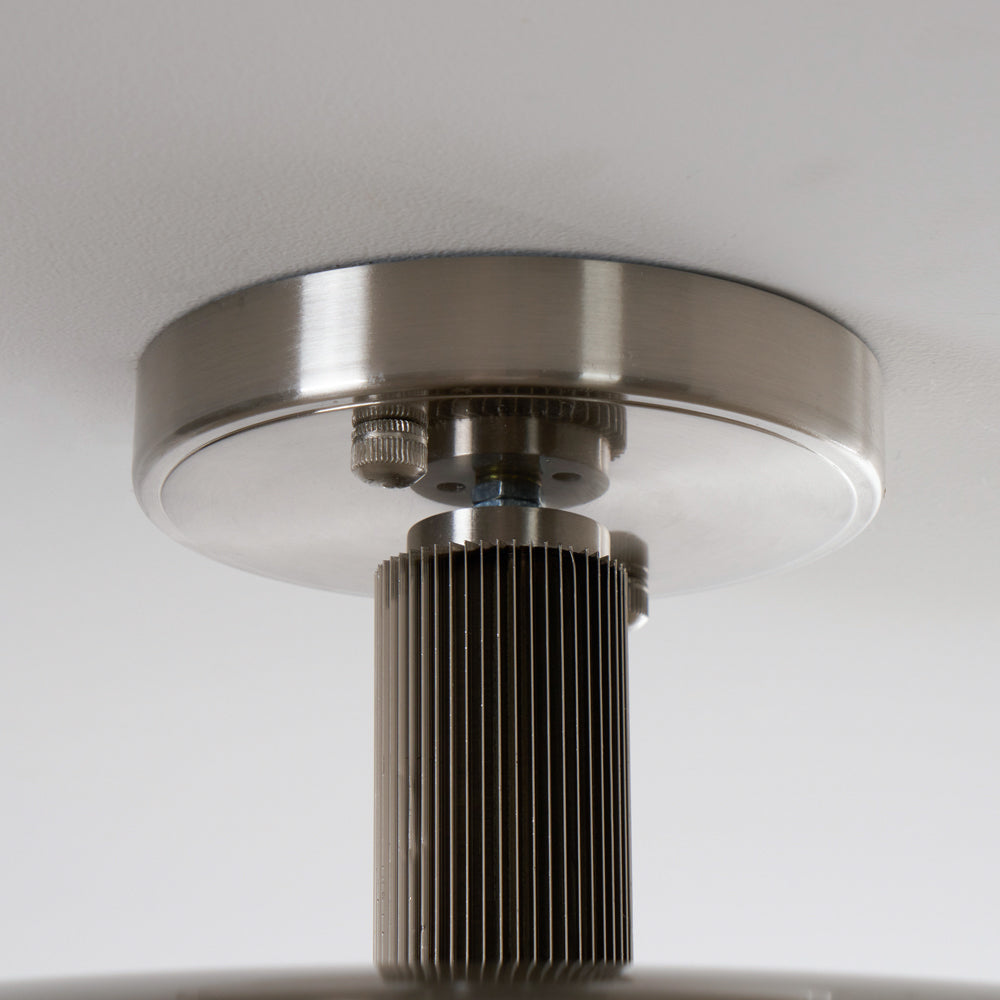 Flat-Panel Iron Ceiling Light with Warm Dimming | Flush Mount for Low Ceilings