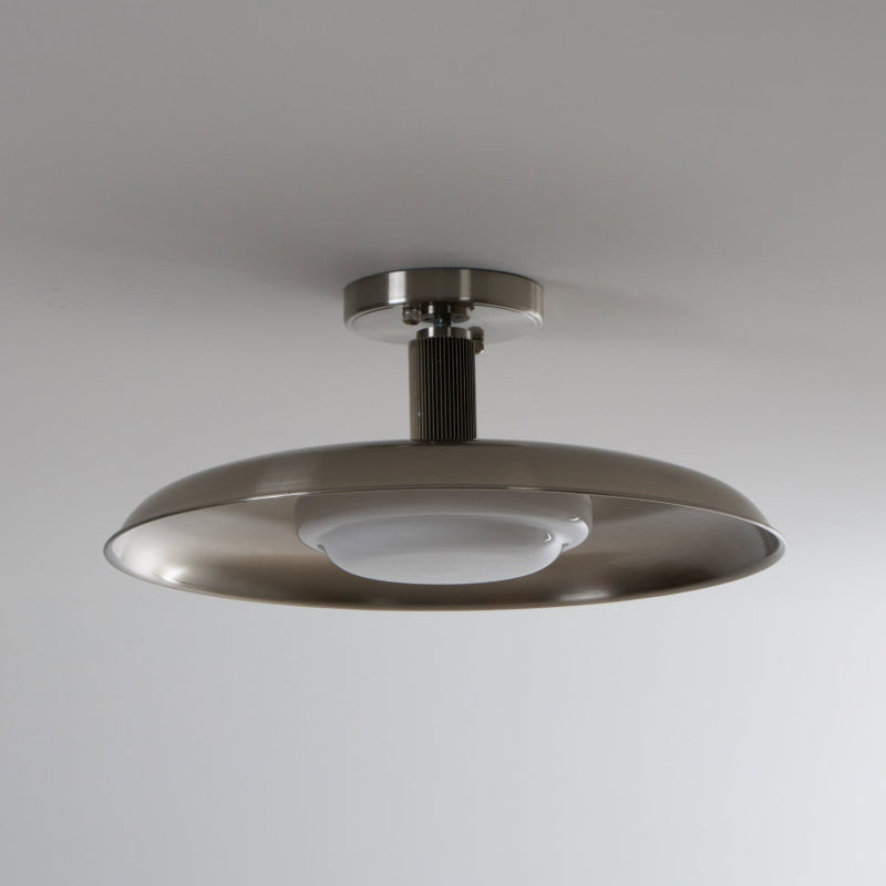 Flat-Panel Iron Ceiling Light with Warm Dimming | Flush Mount for Low Ceilings