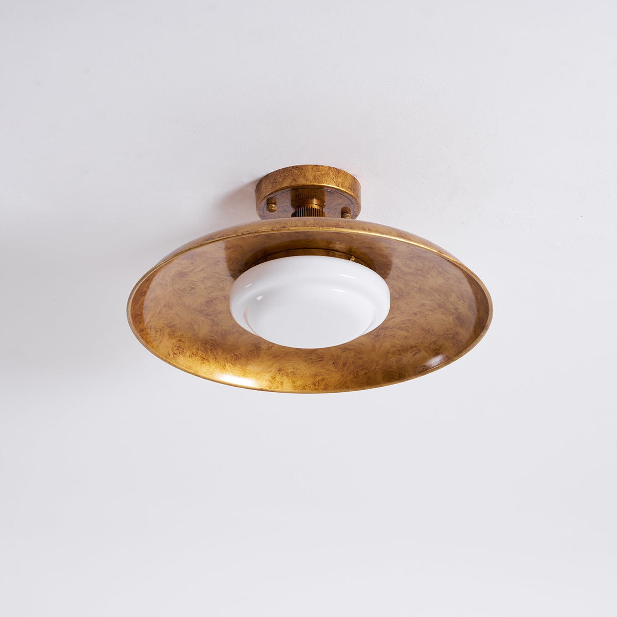 Flat-Panel Iron Ceiling Light with Warm Dimming | Flush Mount for Low Ceilings