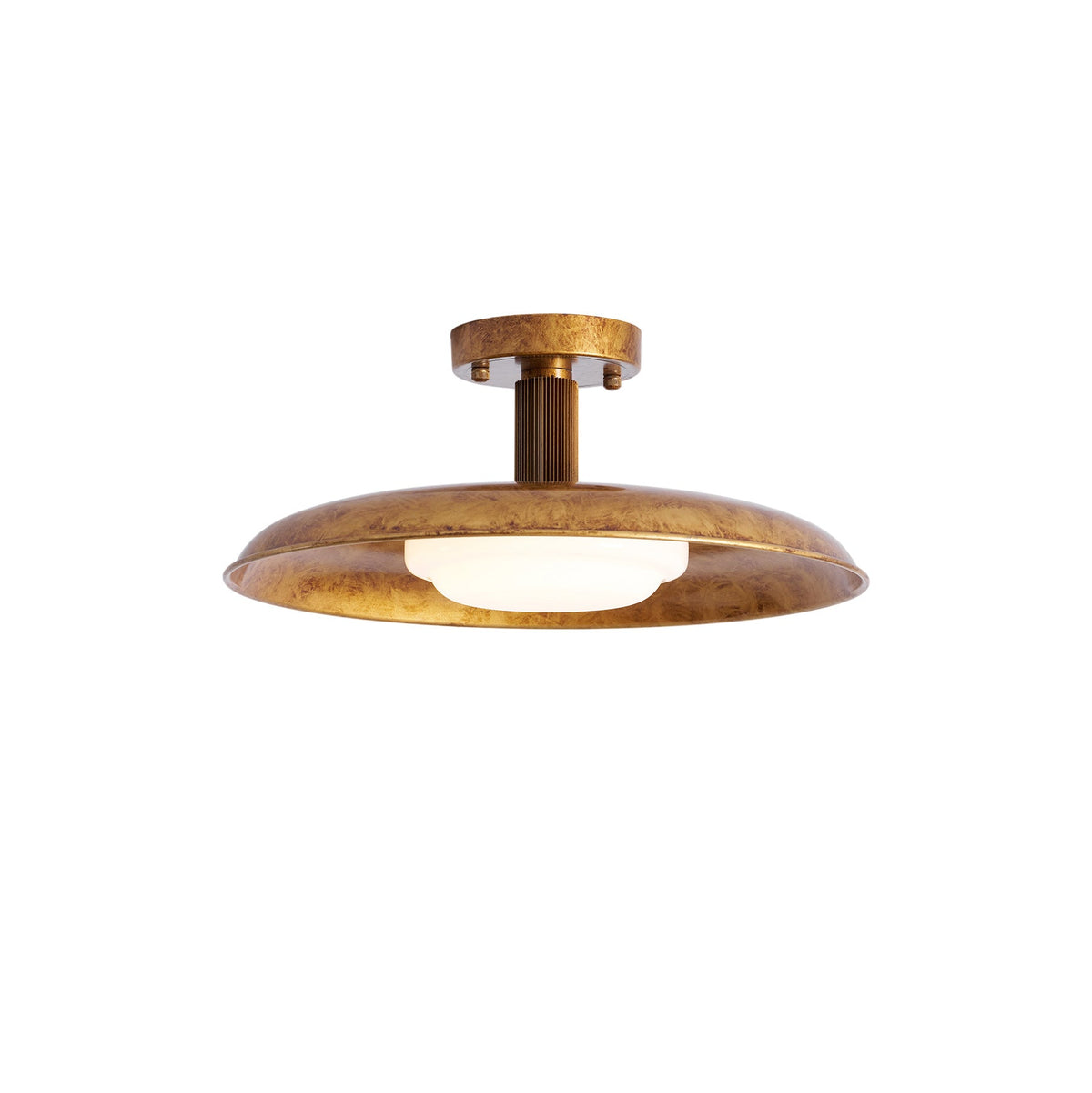 Flat-Panel Iron Ceiling Light with Warm Dimming | Flush Mount for Low Ceilings
