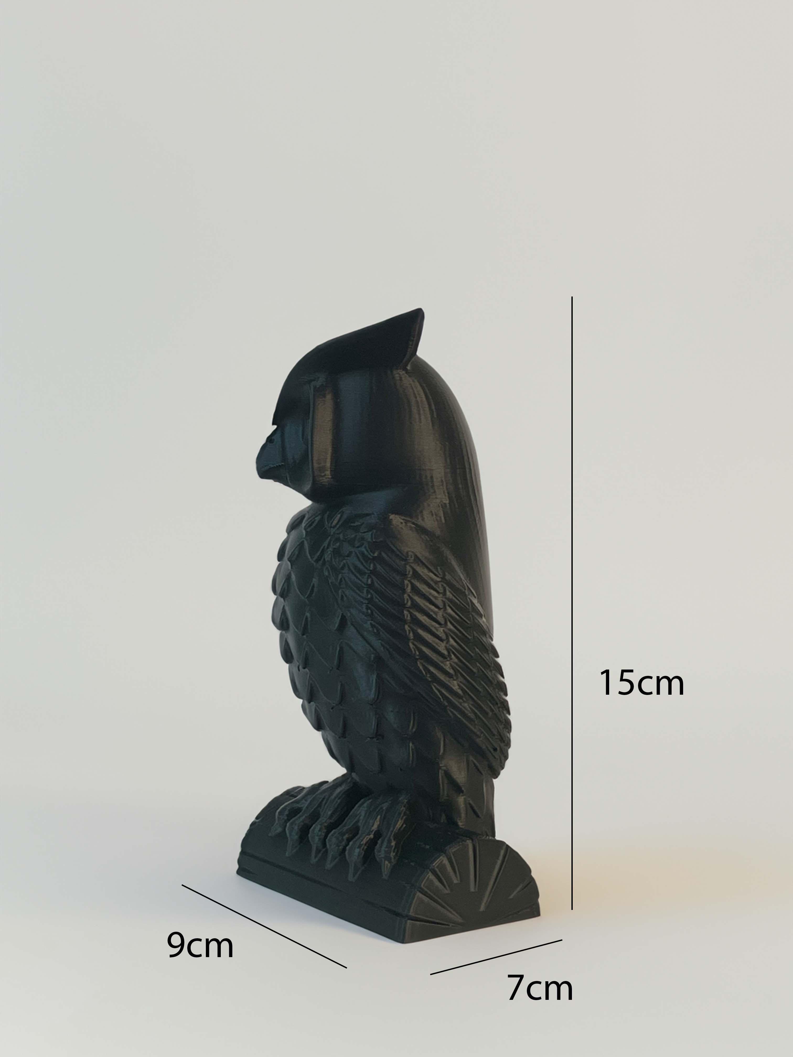 Owl Decor Statue-4