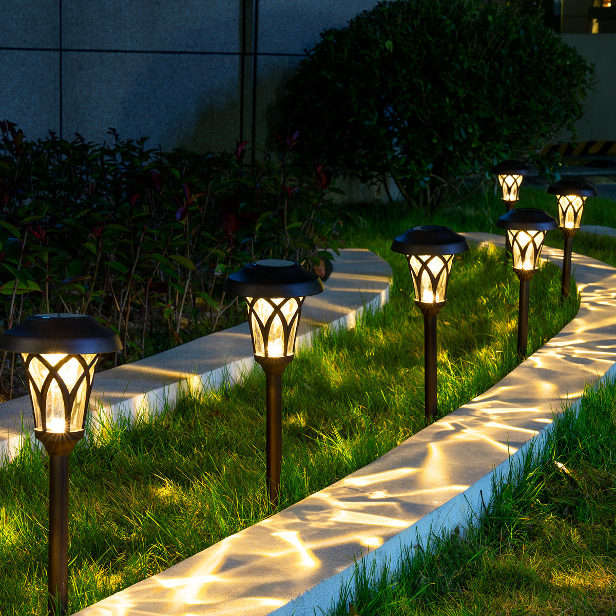 Gigalumi Tulip Designed Solar Yard Lights Set (6 Pack)-3