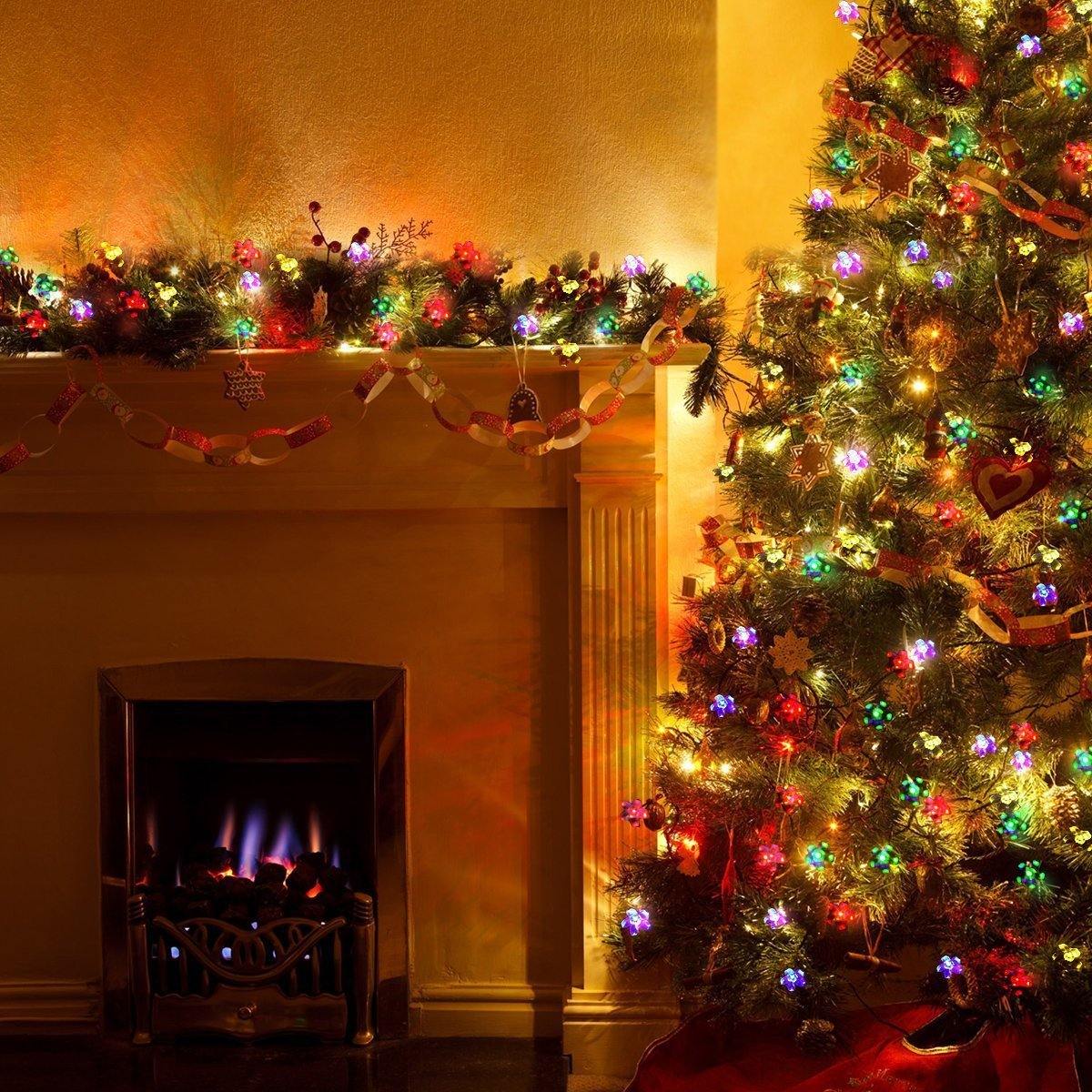 Gigalumi 46ft Flower String Lights Set (2 Pack)-2