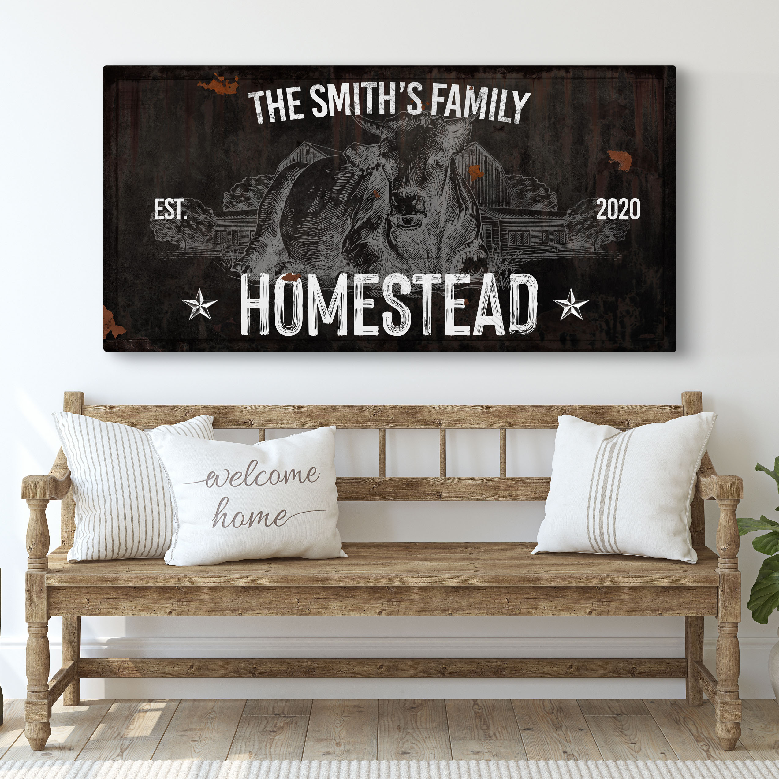 Rustic Homestead Sign