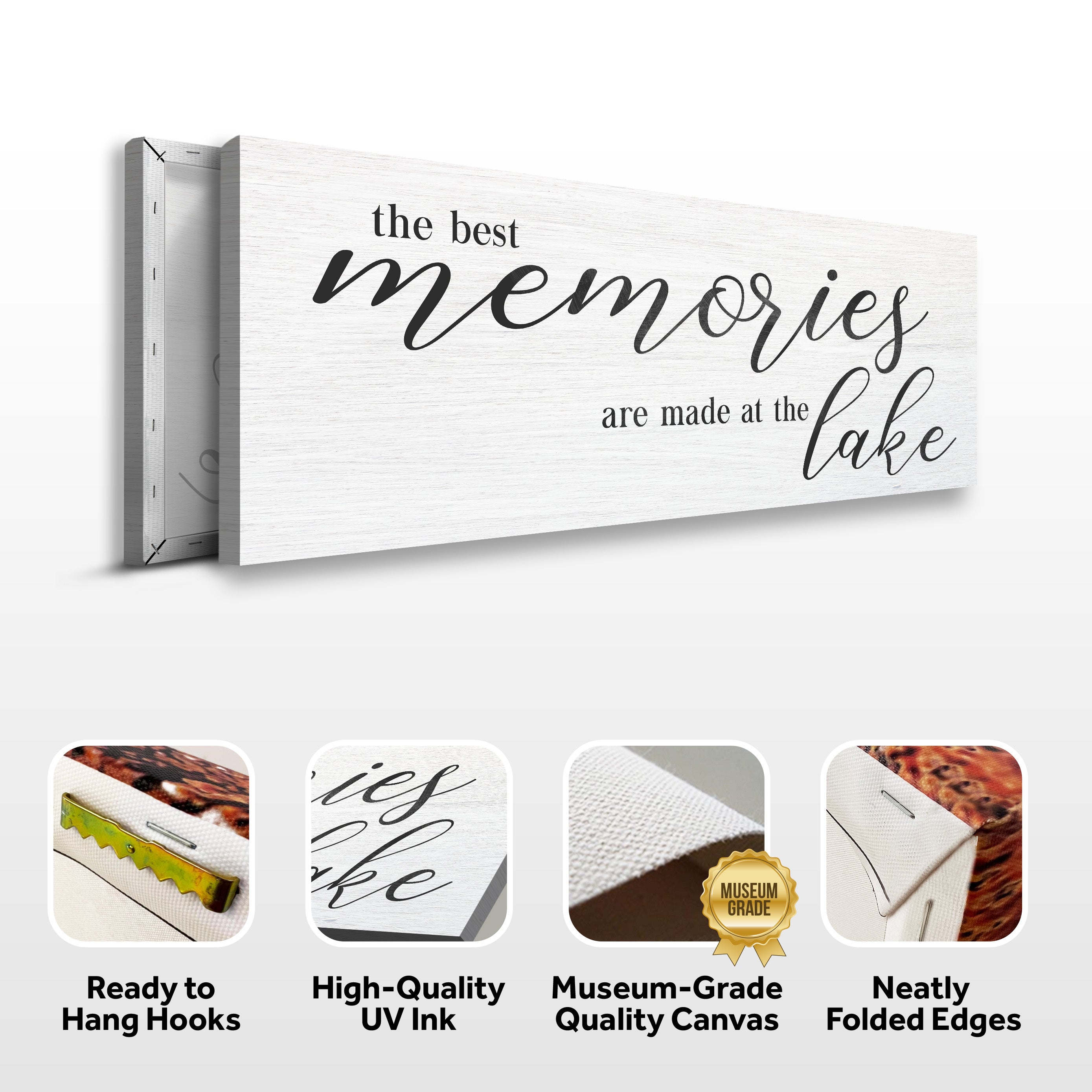 Best Memories At The Lake Sign