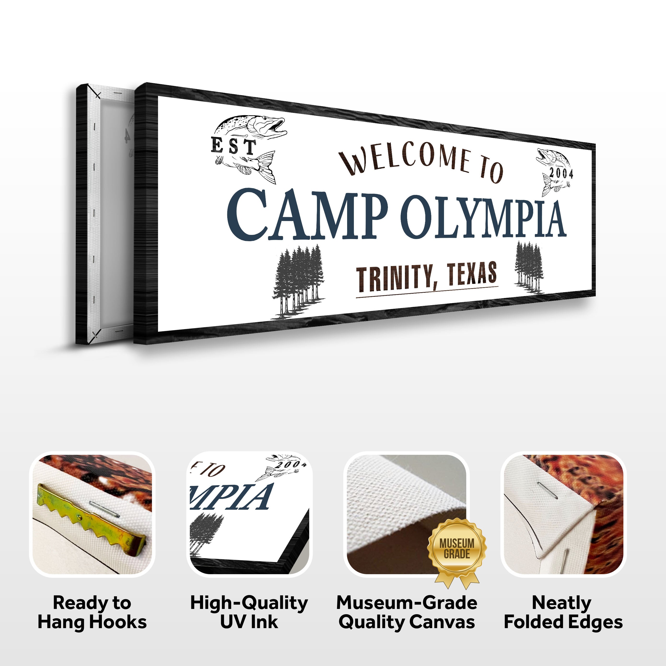 Welcome To Camp Sign