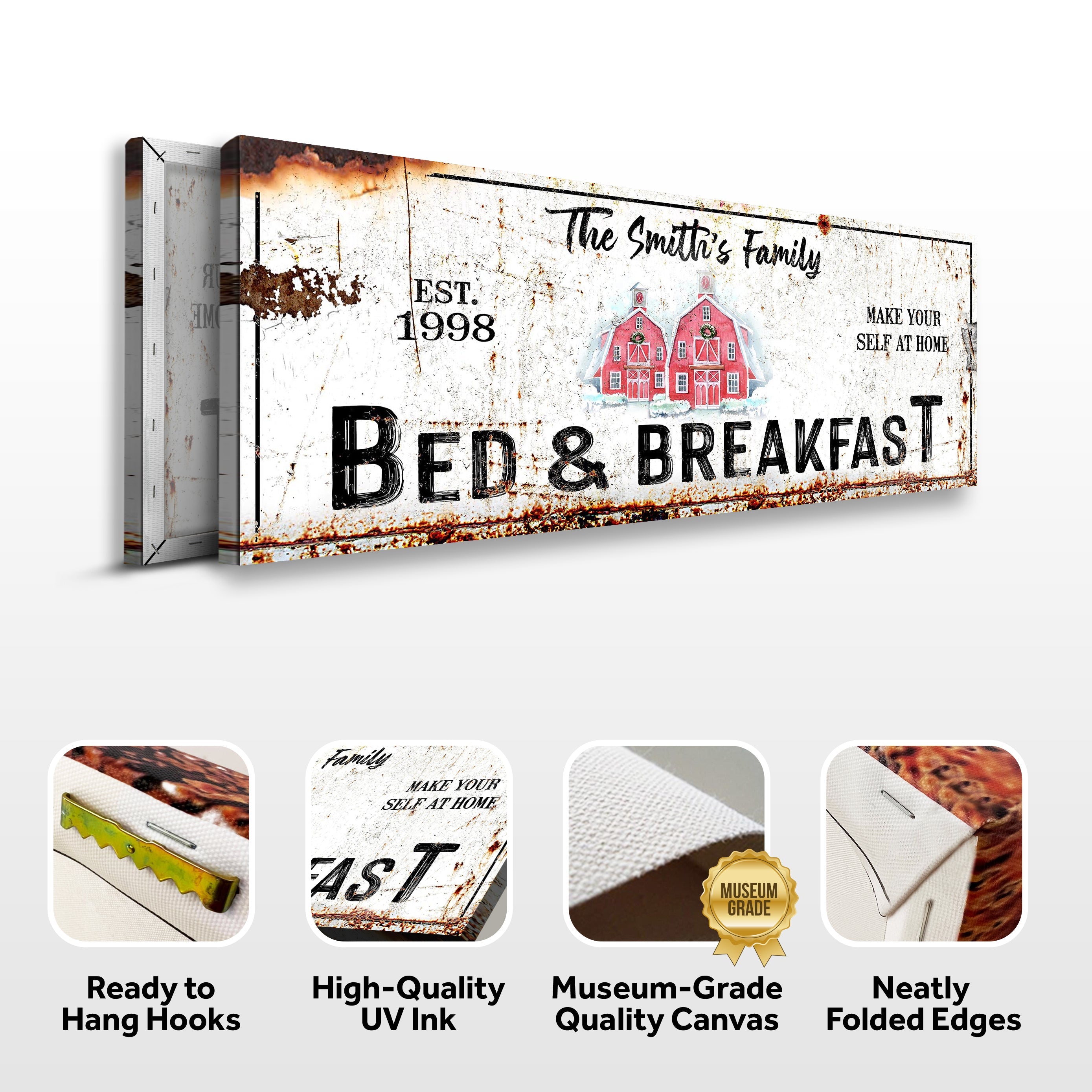 Christmas Bed & Breakfast Sign