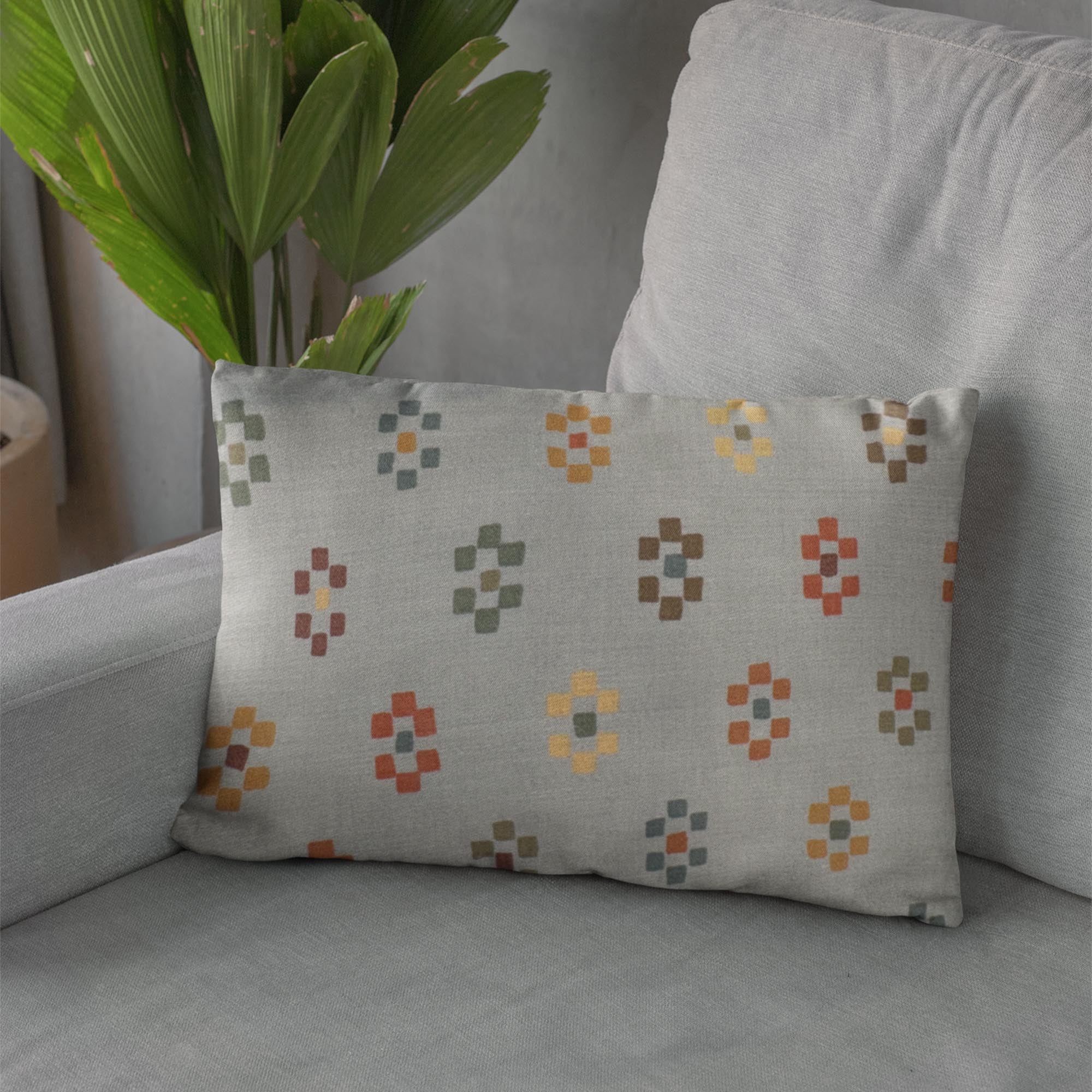 Plutus Multicolor Playfurl Dots Dots Luxury Throw Pillow-2