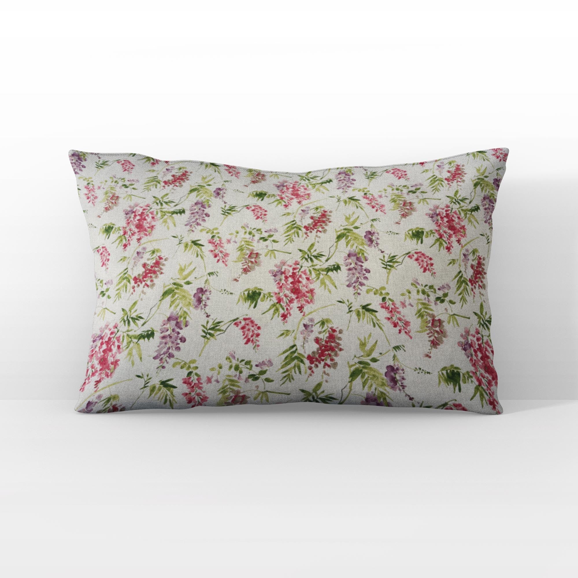 Plutus Multicolor Garden Fiesta Floral Luxury Throw Pillow-3