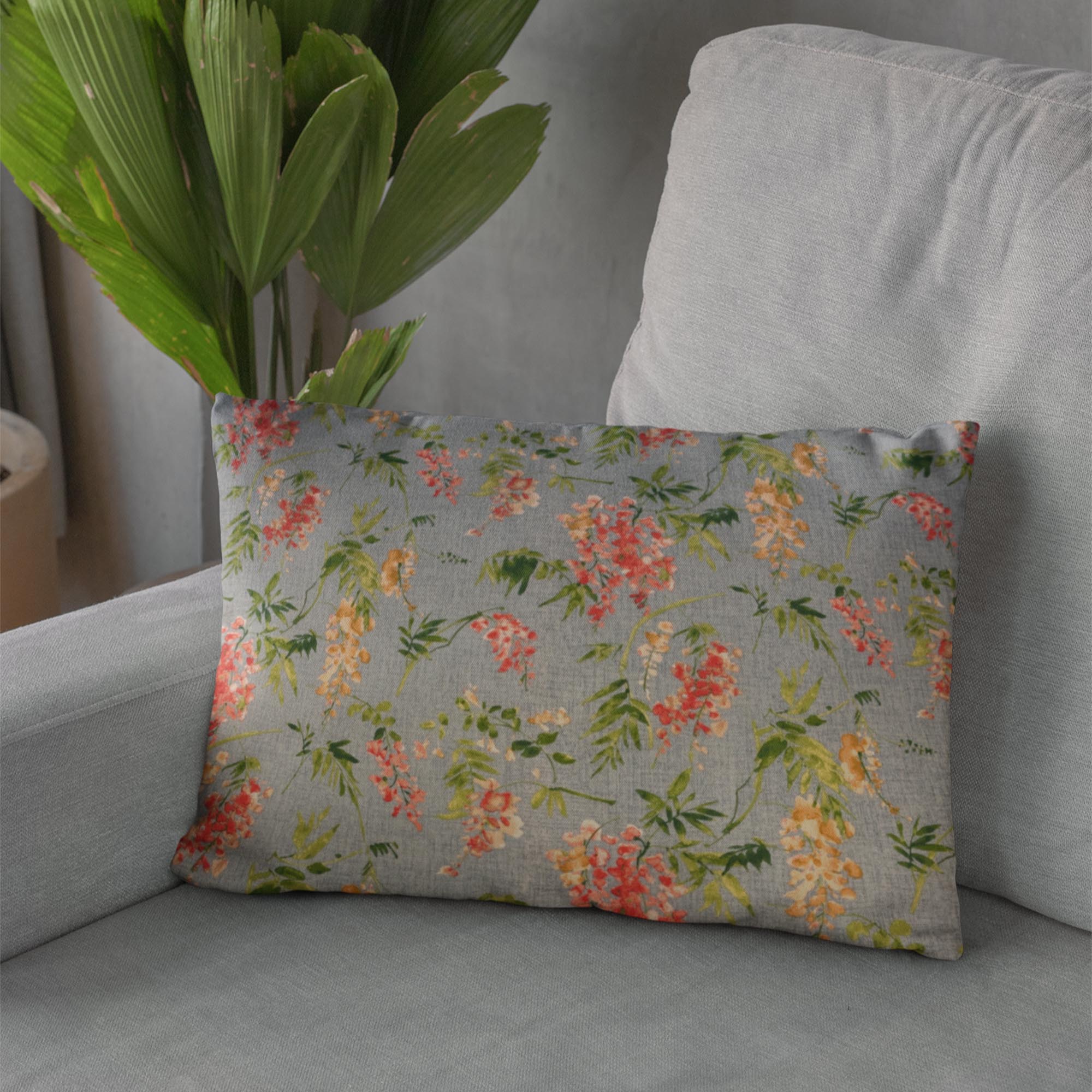 Plutus Multicolor Blooming Celebration Floral Luxury Throw Pillow-2