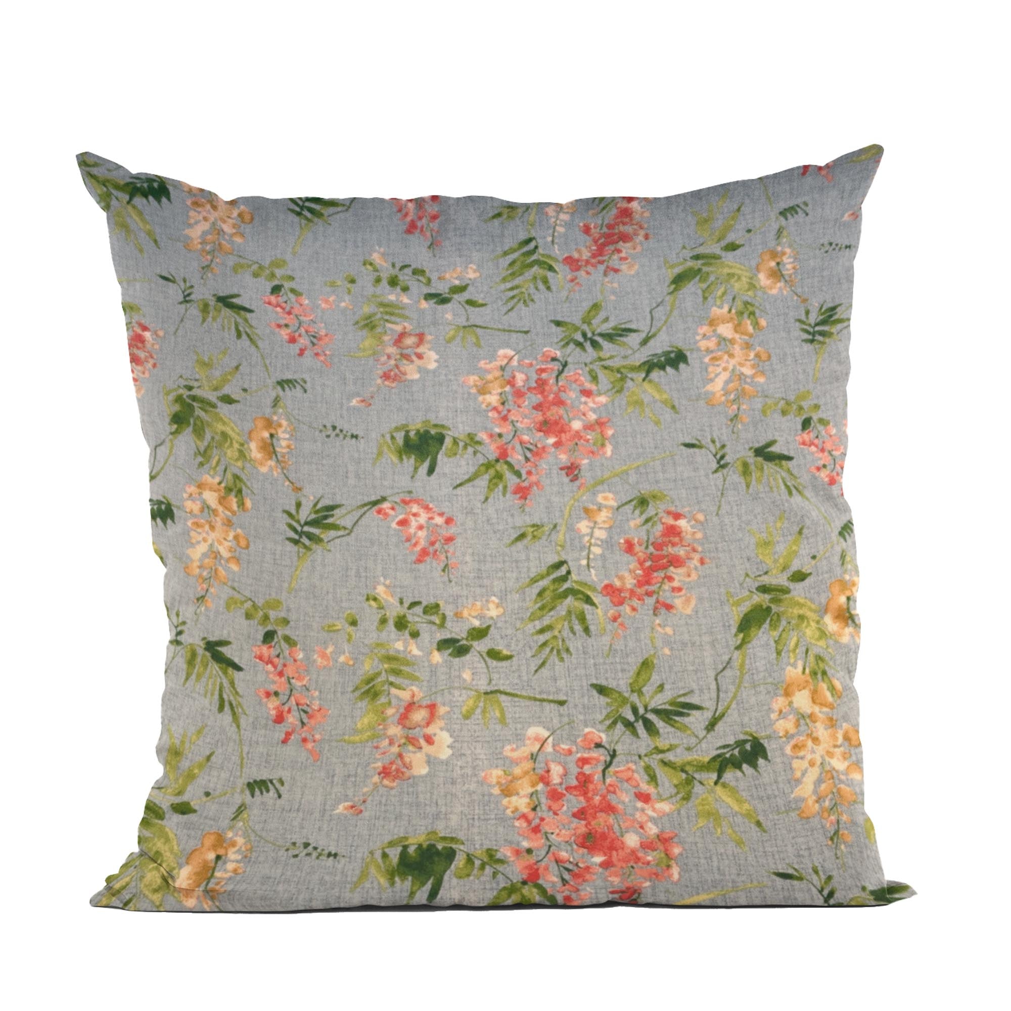 Plutus Multicolor Blooming Celebration Floral Luxury Throw Pillow-0