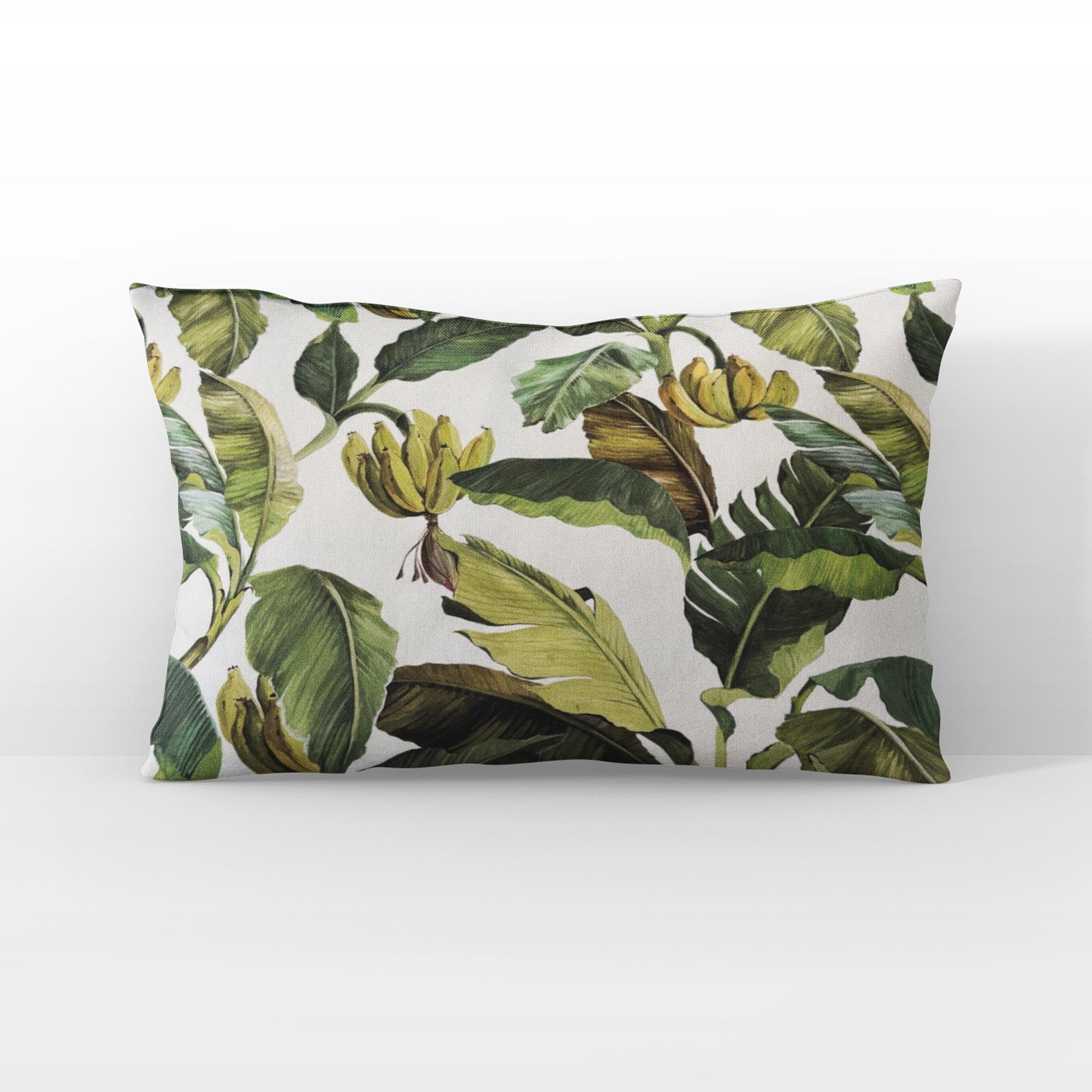 Plutus Green Beige Garden Bliss Floral Luxury Throw Pillow-3