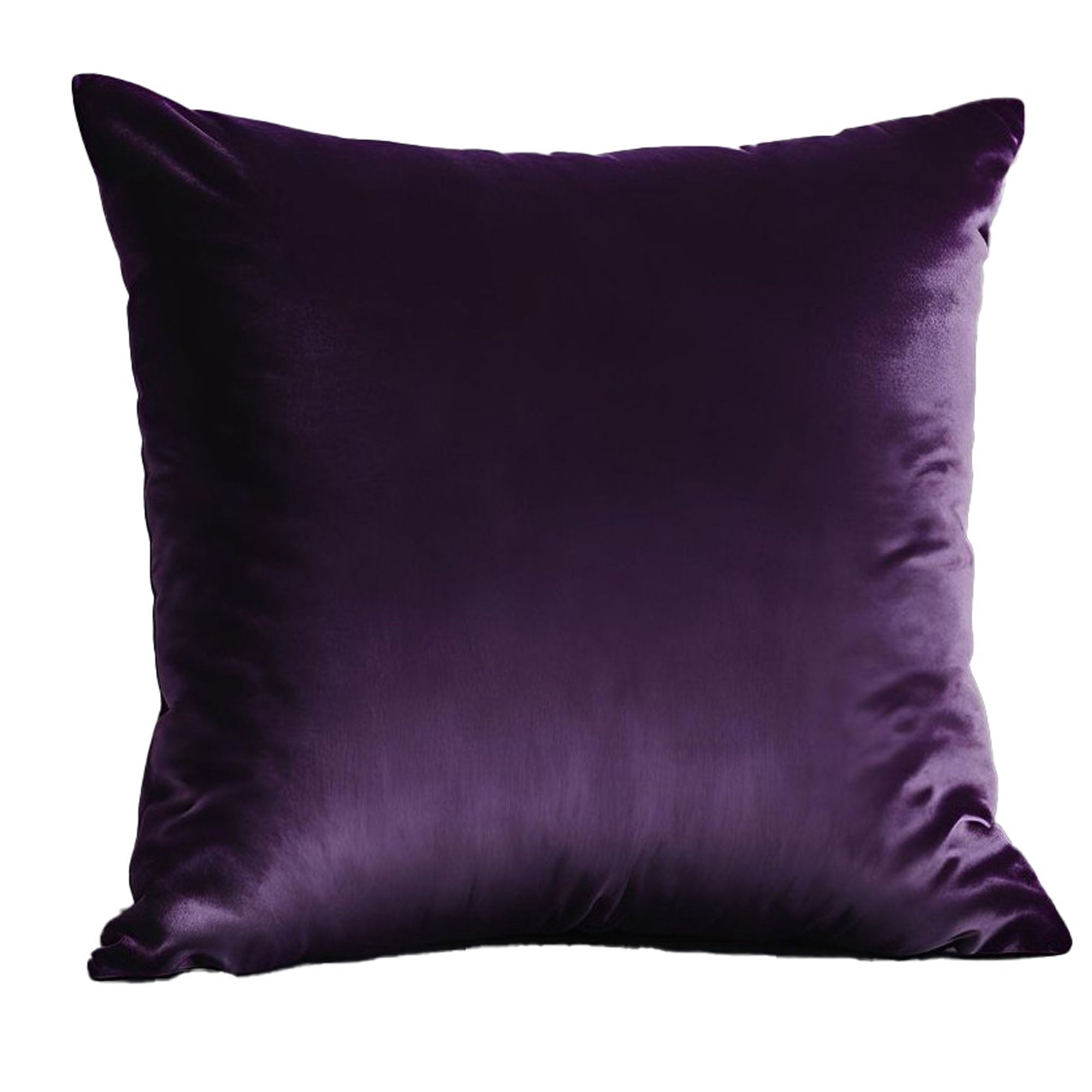 Plutus Plum Velvet Luxury Throw Pillow-1