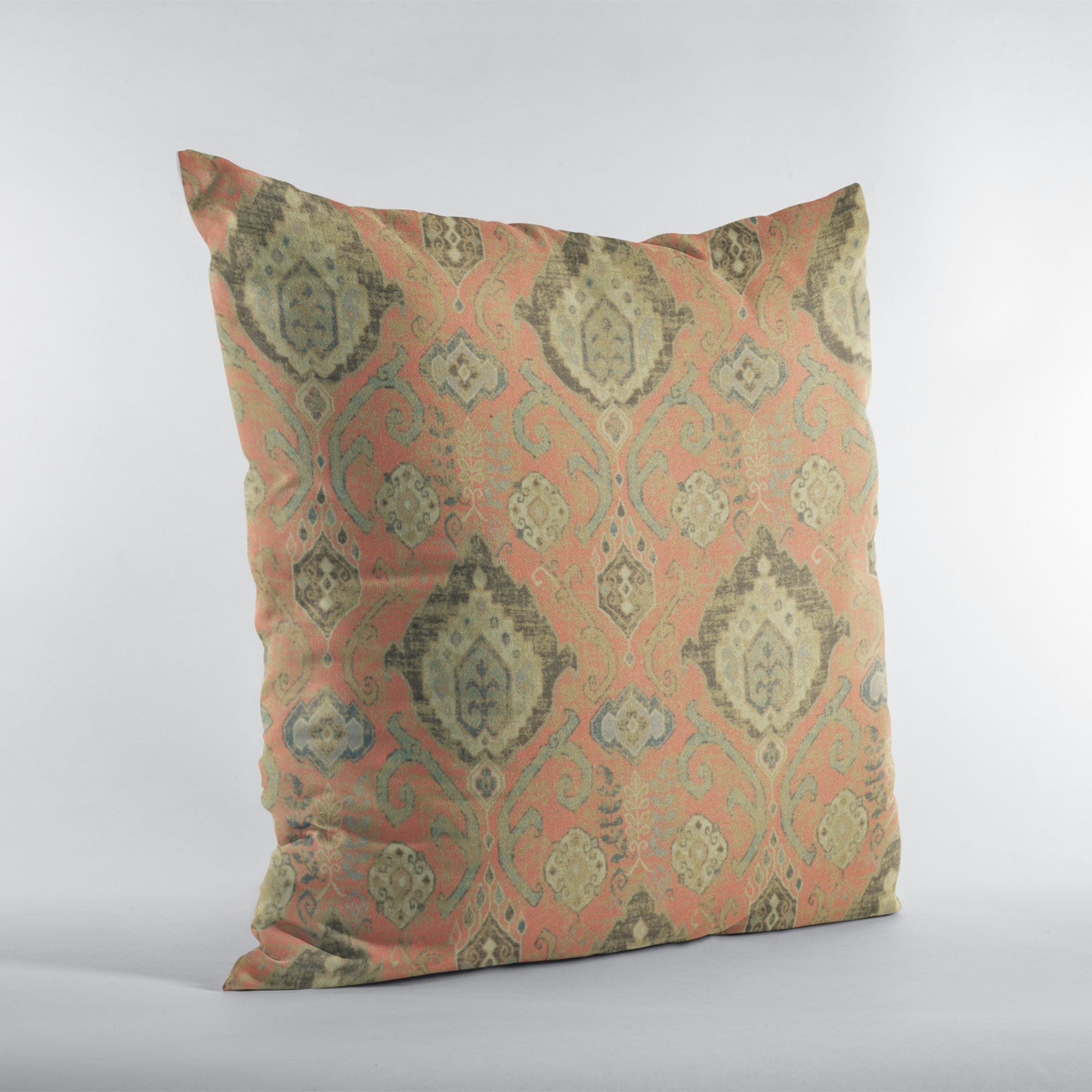 Plutus Terracotta Romero Woven Luxury Throw Pillow-2